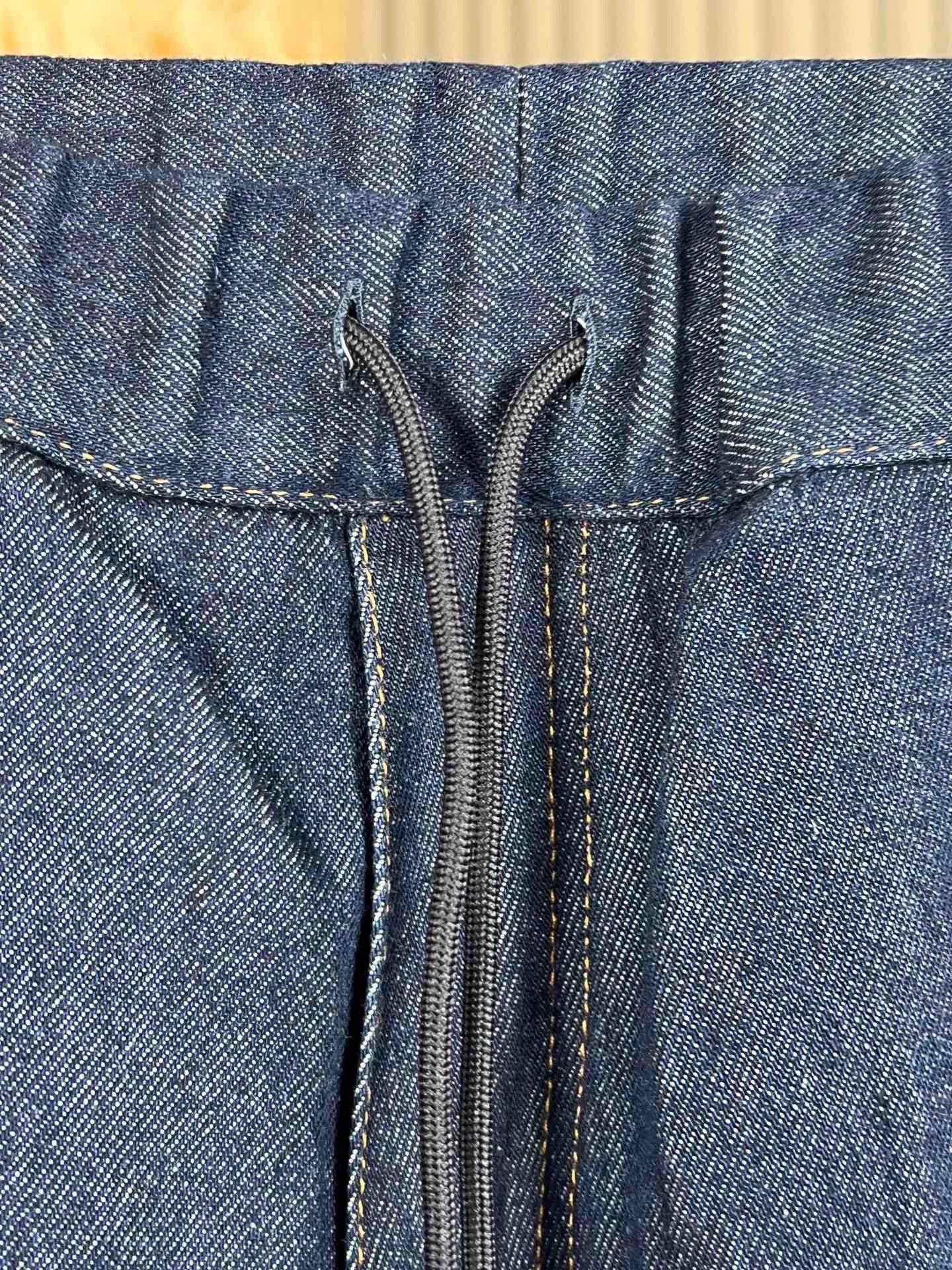 Moncler moncler men's blue cotton denim pants Size US 32 / EU 48 - 3 Thumbnail