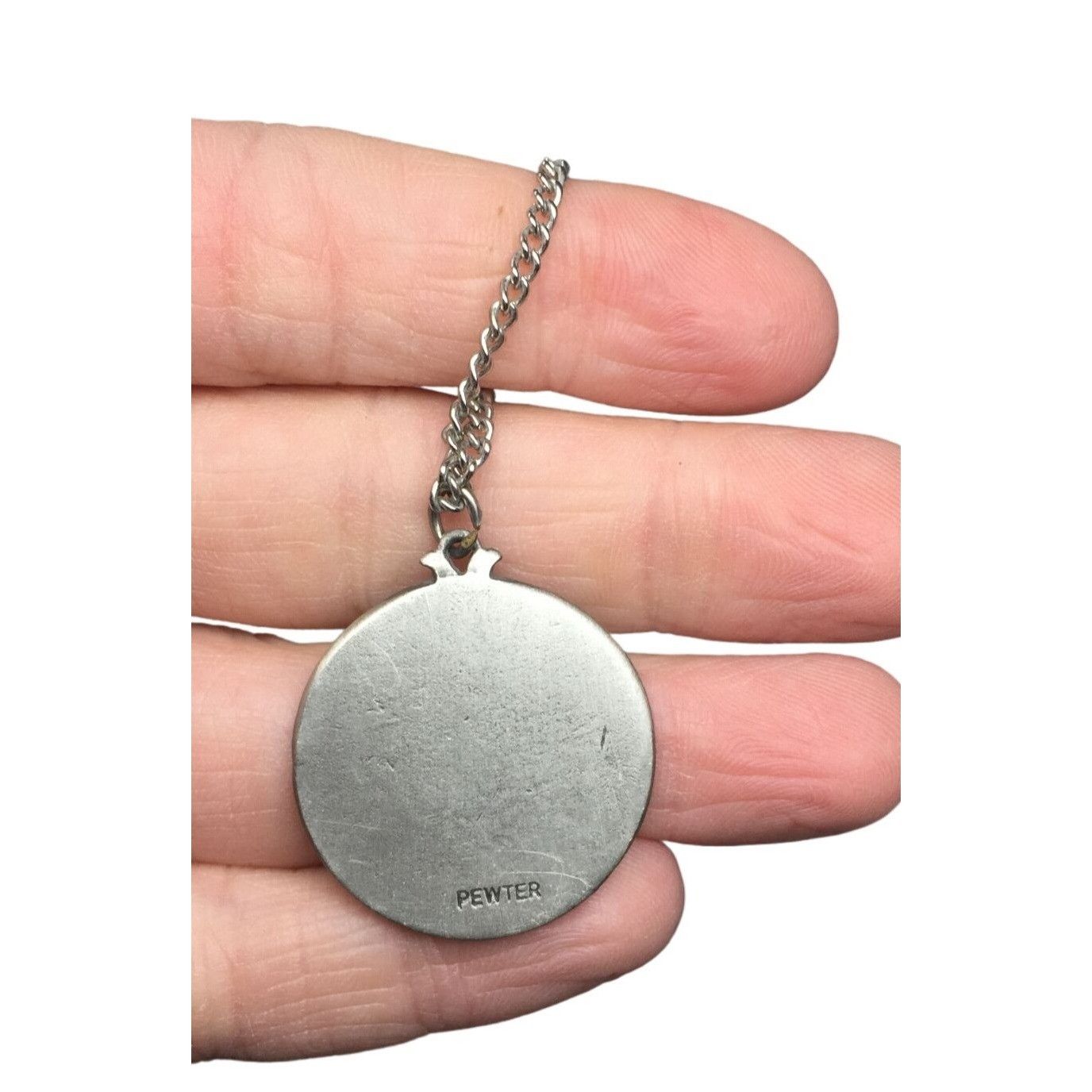 Other Men's Pewter Chain Necklace with A Cross Pendant Size ONE SIZE - 4 Thumbnail