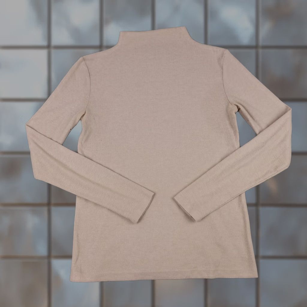 Zara Zara Knit Turtleneck Pullover Shirt Womens Medium Brown Long Sleeve Ribbed Size M / US 6-8 / IT 42-44 - 1 Thumbnail