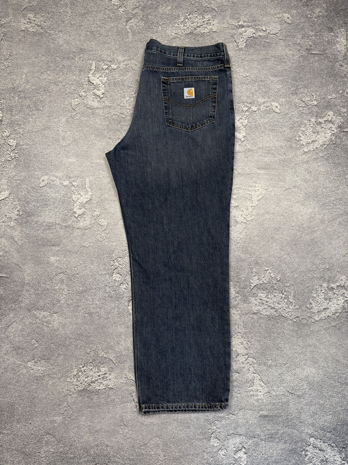 Carhartt × JNCO × Saddlebred Vintage Y2K Carhartt Big & Tall Baggy Carpenter Jeans Size US 42 / EU 58 - 8 Thumbnail