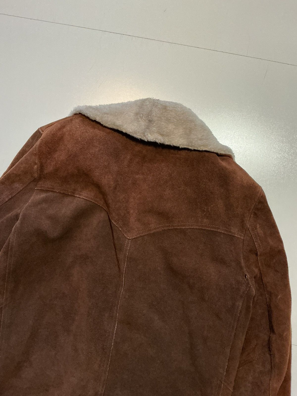 Vintage Vintage 60s 70s Montgomery Ward Cowhide Leather Rancher Coat Size US M / EU 48-50 / 2 - 6 Thumbnail