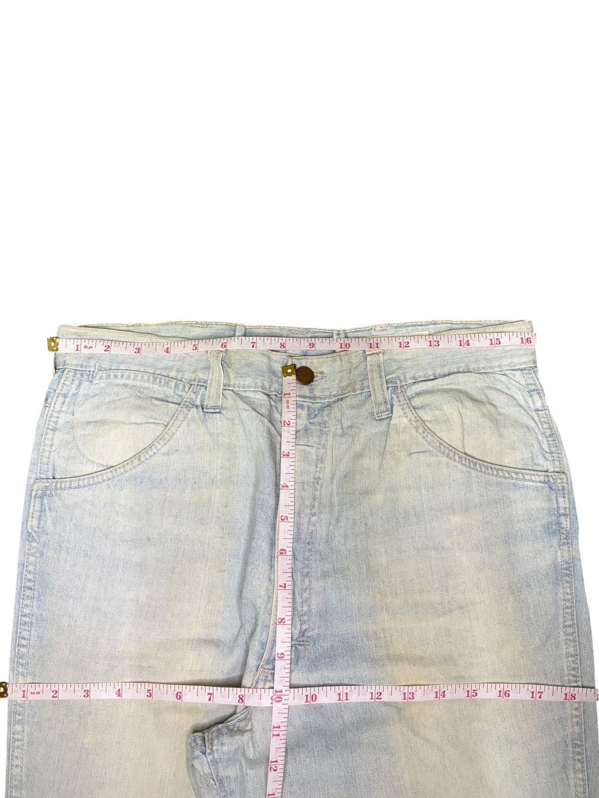 Wrangler Vintage Wrangler Mud Wash Distressed Flare Jeans Size US 32 / EU 48 - 6 Thumbnail