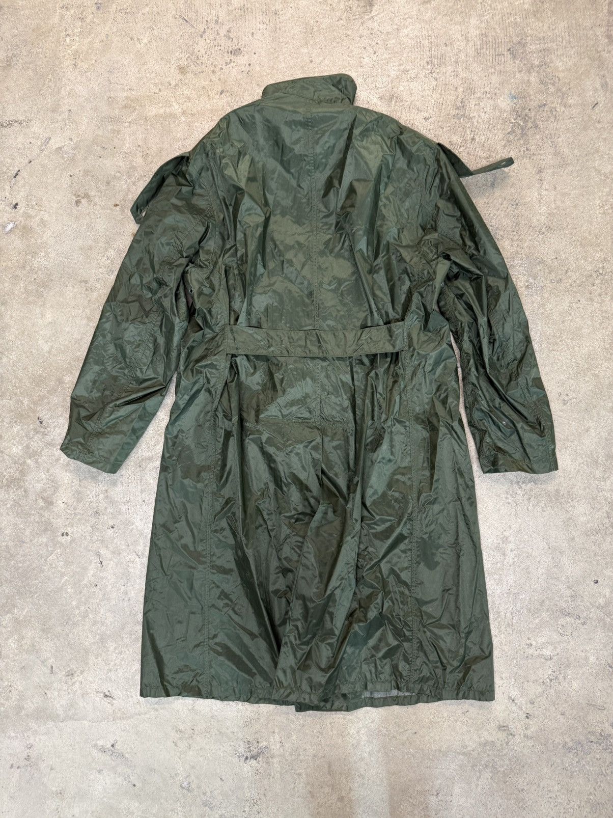 Vintage Military Tape seam Rain Coat