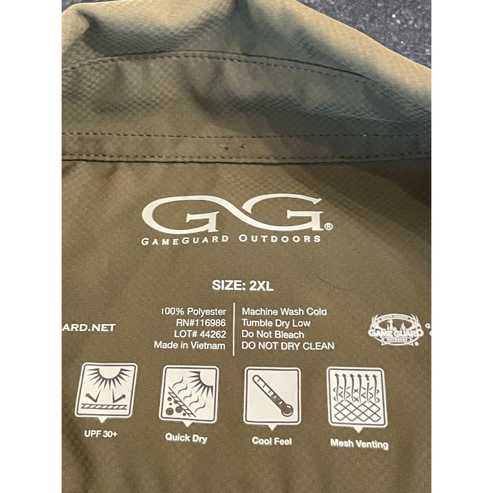 Other Game Guard Outdoors Olive Green Button up 2XL Size US XXL / EU 58 / 5 - 3 Thumbnail