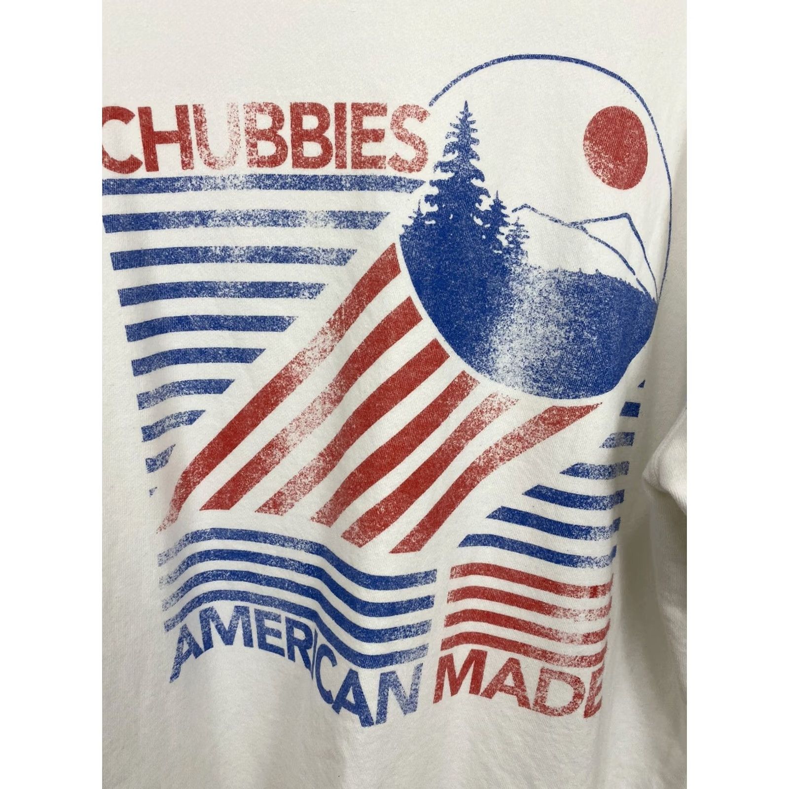Chubbies Chubbies Sweatshirt USA White XL Men RARE Thigh Out Sky Out American Made Size XL Size US XL / EU 56 / 4 - 2 Thumbnail