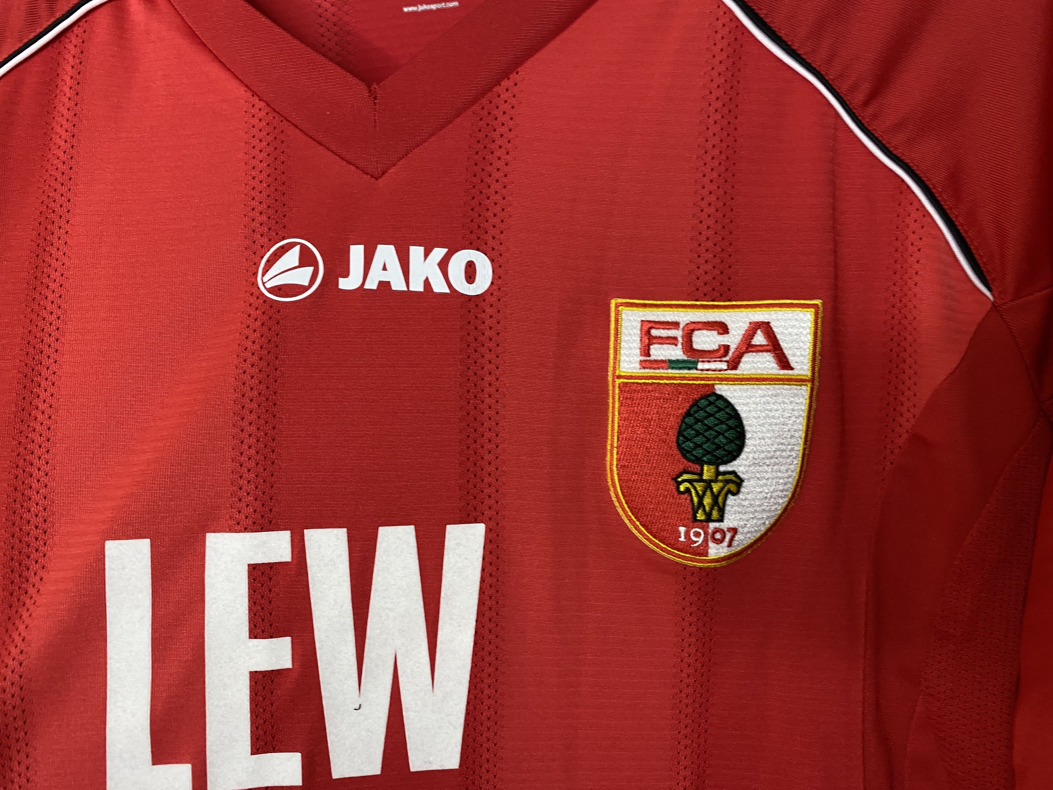 UEFA FC AUGSBURG 2011 2012 AWAY FOOTBALL SHIRT SOCCER JERSEY JAKO Size US XL / EU 56 / 4 - 6 Thumbnail