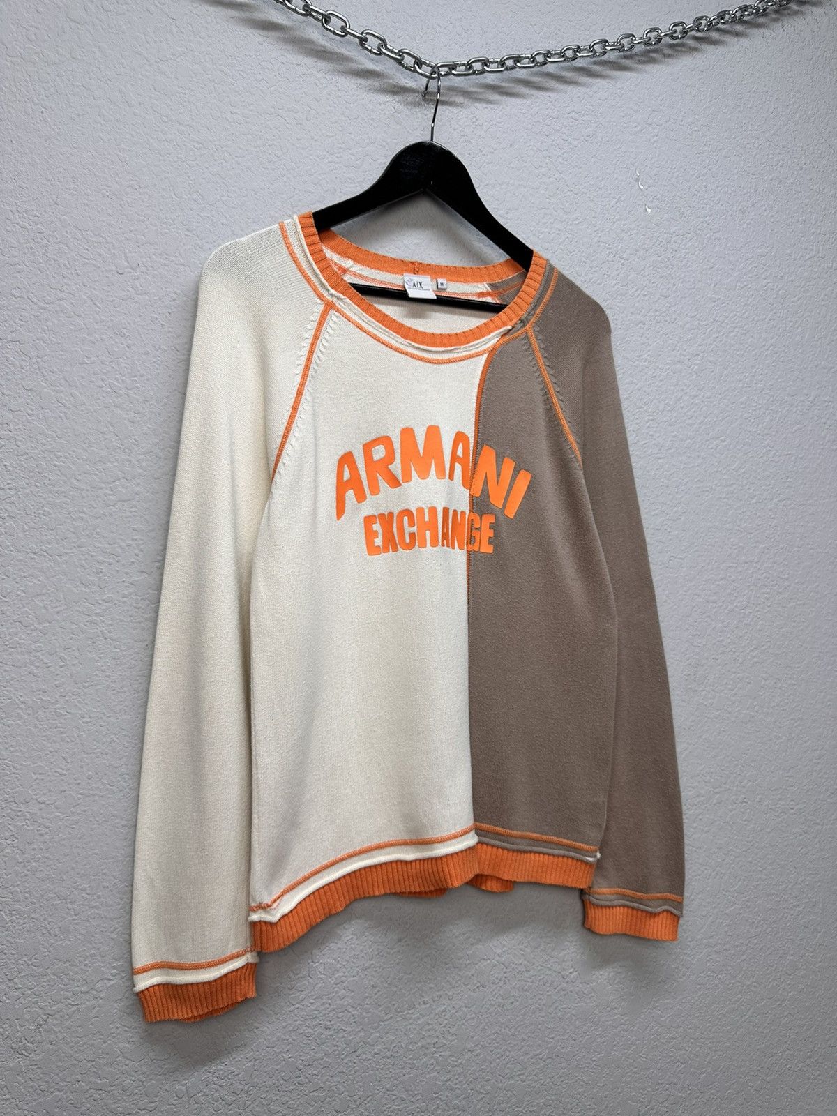 Armani Y2k Gothic Avatngarde Sweater Distressed Margiela Japanese Size US M / EU 48-50 / 2 - 3 Thumbnail