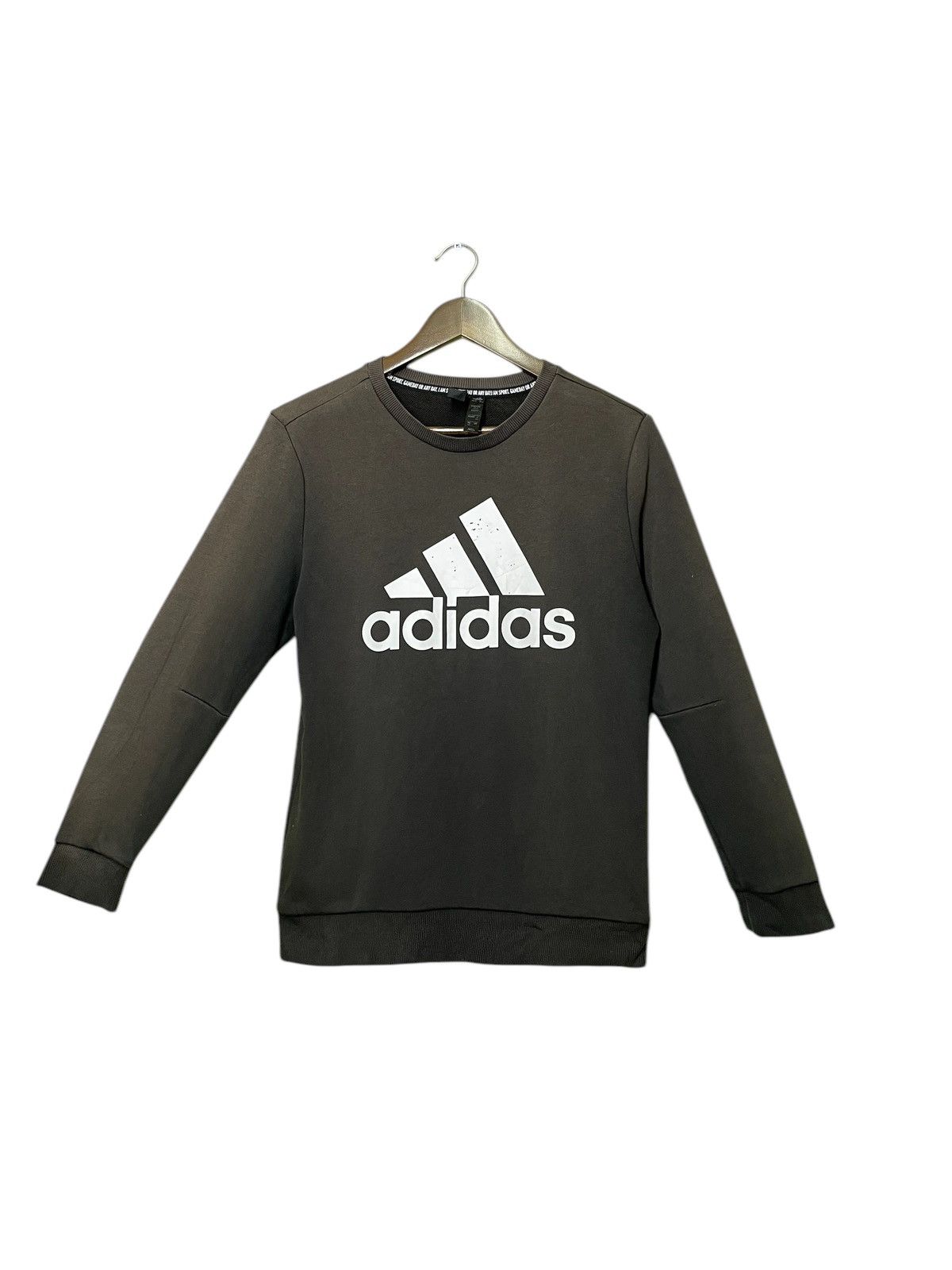 Adidas Adidas big logo print crewneck sweatshirt Size US M / EU 48-50 / 2 - 1 Thumbnail