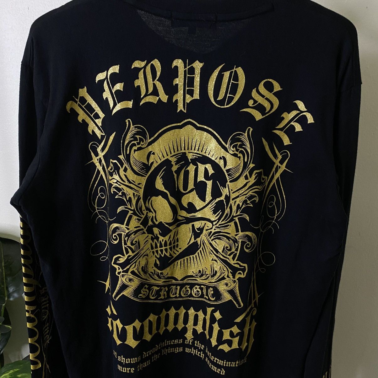 If Six Was Nine Y2K JapanBrand Skulls Cyber Gothic Punk Grunge Emo LGB LS T Size US XL / EU 56 / 4 - 2 Thumbnail
