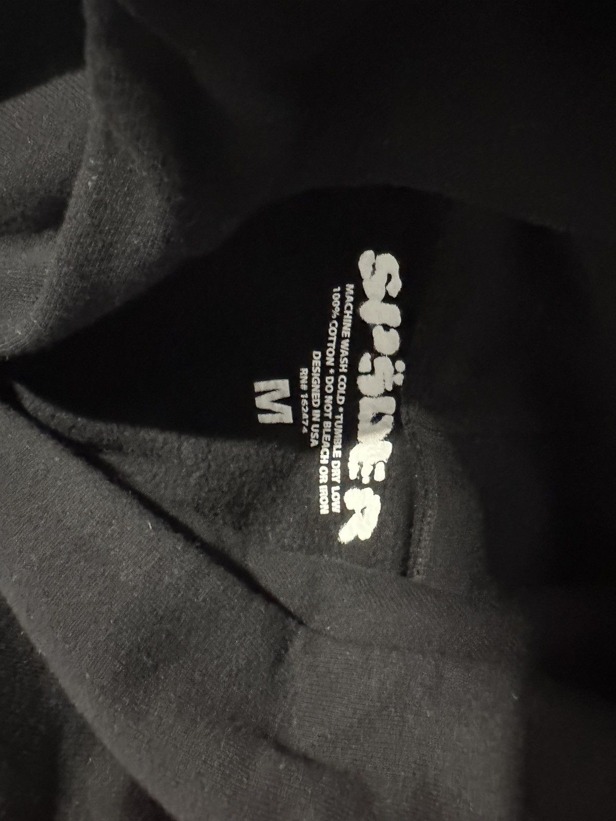 Sp5der RHINESTONE OG HOODIE Size US M / EU 48-50 / 2 - 3 Thumbnail
