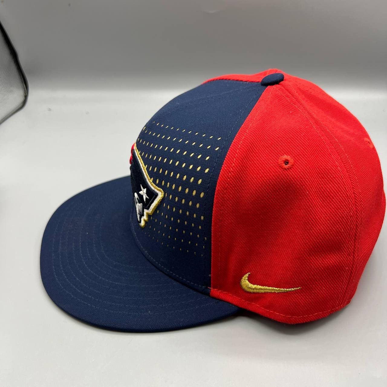 Nike New England Patriots Dri-Fit Hat Men Nike True Snap Back Cap Size ONE SIZE - 2 Thumbnail
