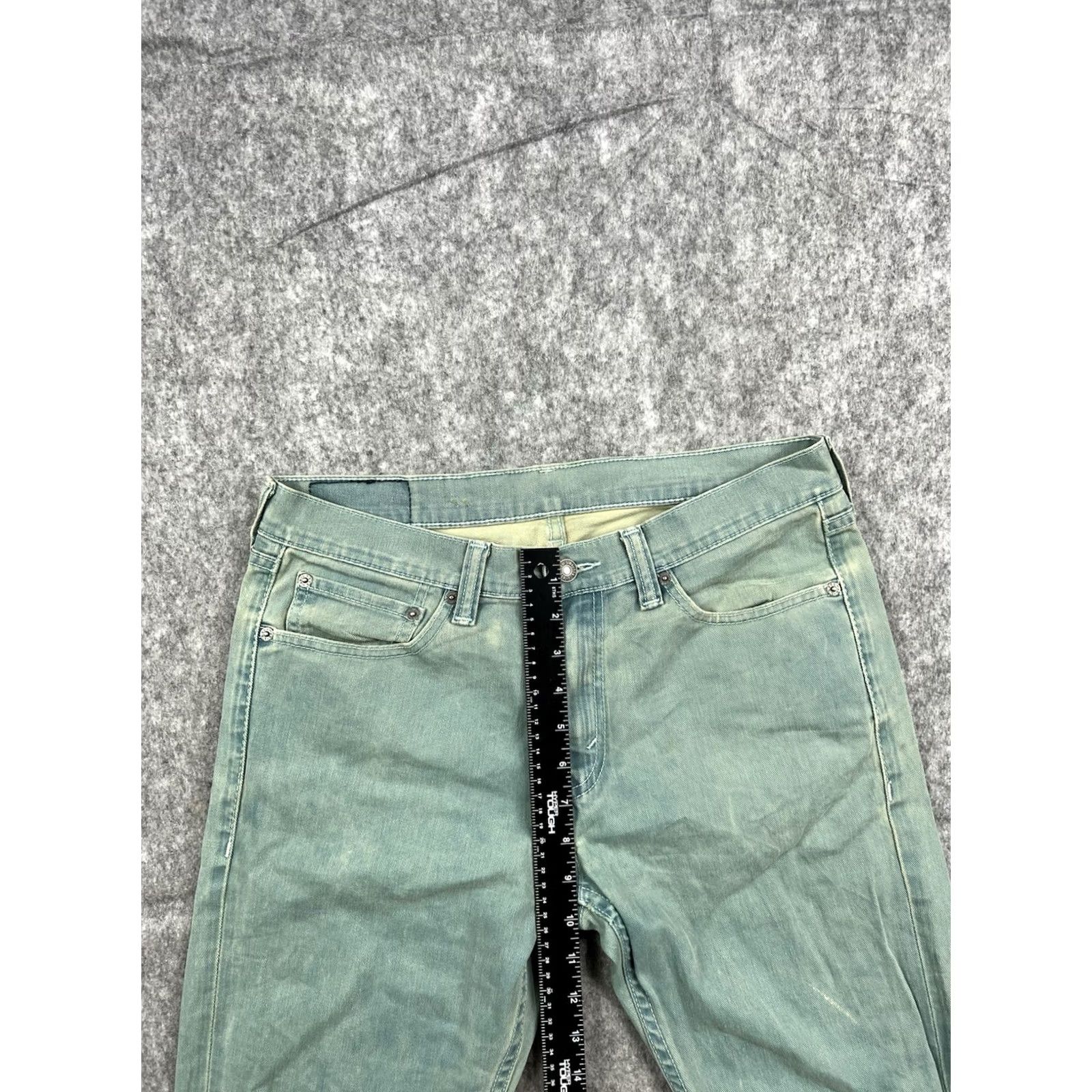 Levi's Levi's 510 Jeans Mens Green Slim Skinny Denim 32x32 Regular Inseam 32 City 90s USA Pockets Stretch Size US 32 / EU 48 - 2 Thumbnail