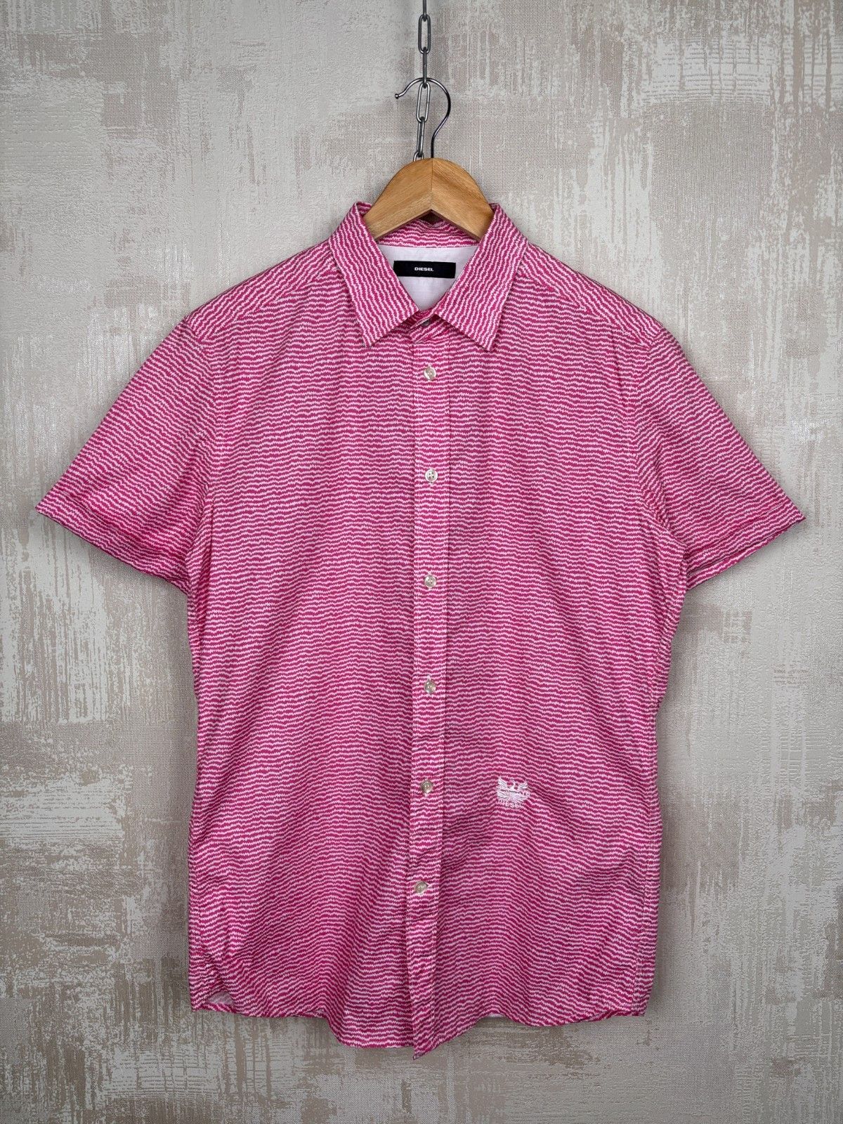 Diesel Diesel Striped Short Sleeve Shirt Size US S / EU 44-46 / 1 - 2 Thumbnail