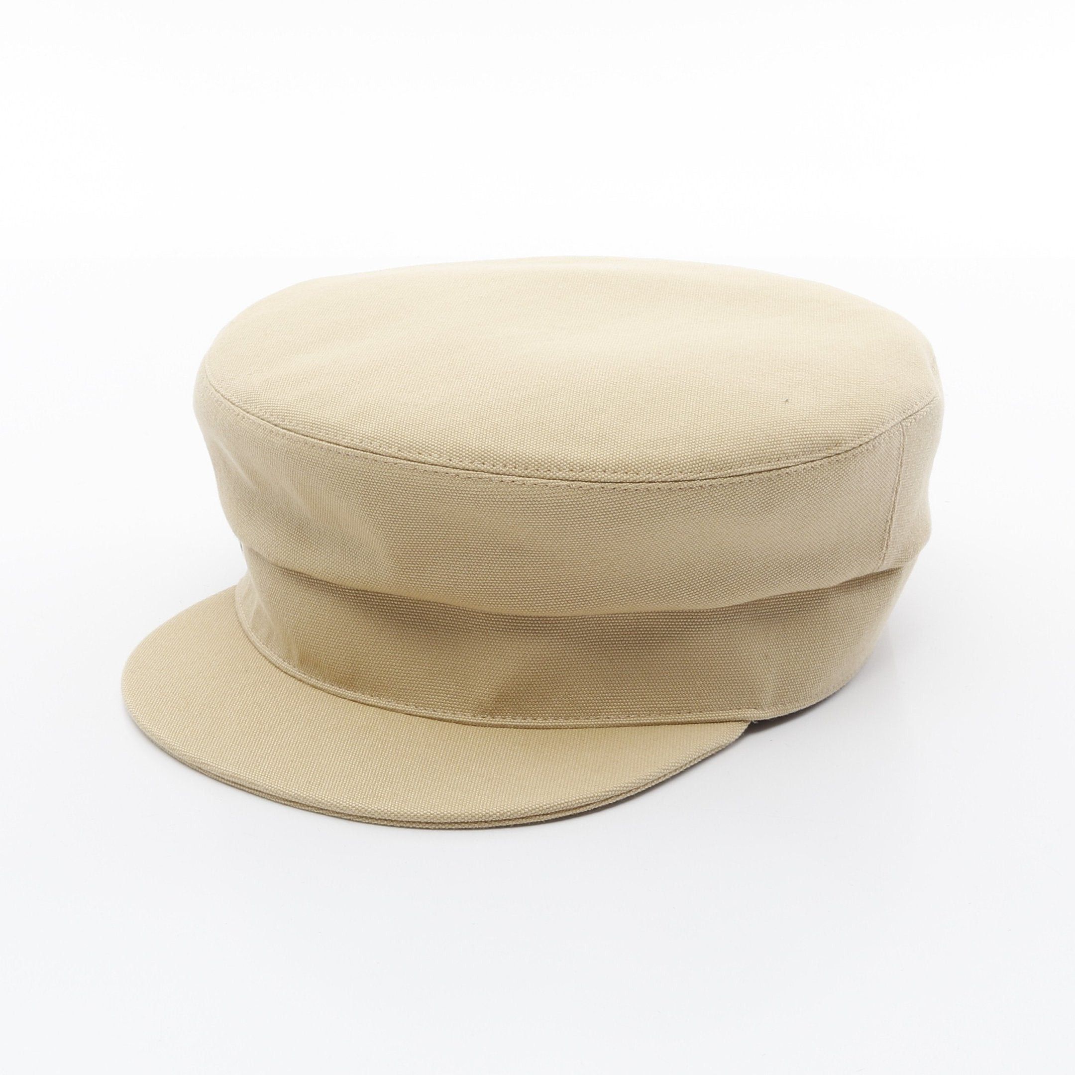 Hermes Hermes Julietta Seashell Casquette Cap Cotton Beige Size ONE SIZE - 1 Thumbnail