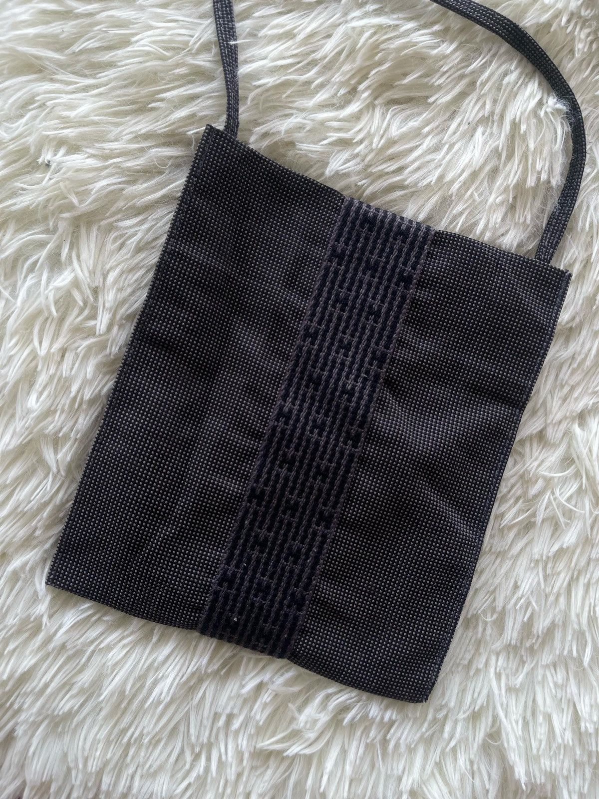Hermes × Vintage Hermes Toile Herline Pochette Crossbody Bag Size ONE SIZE - 7 Thumbnail