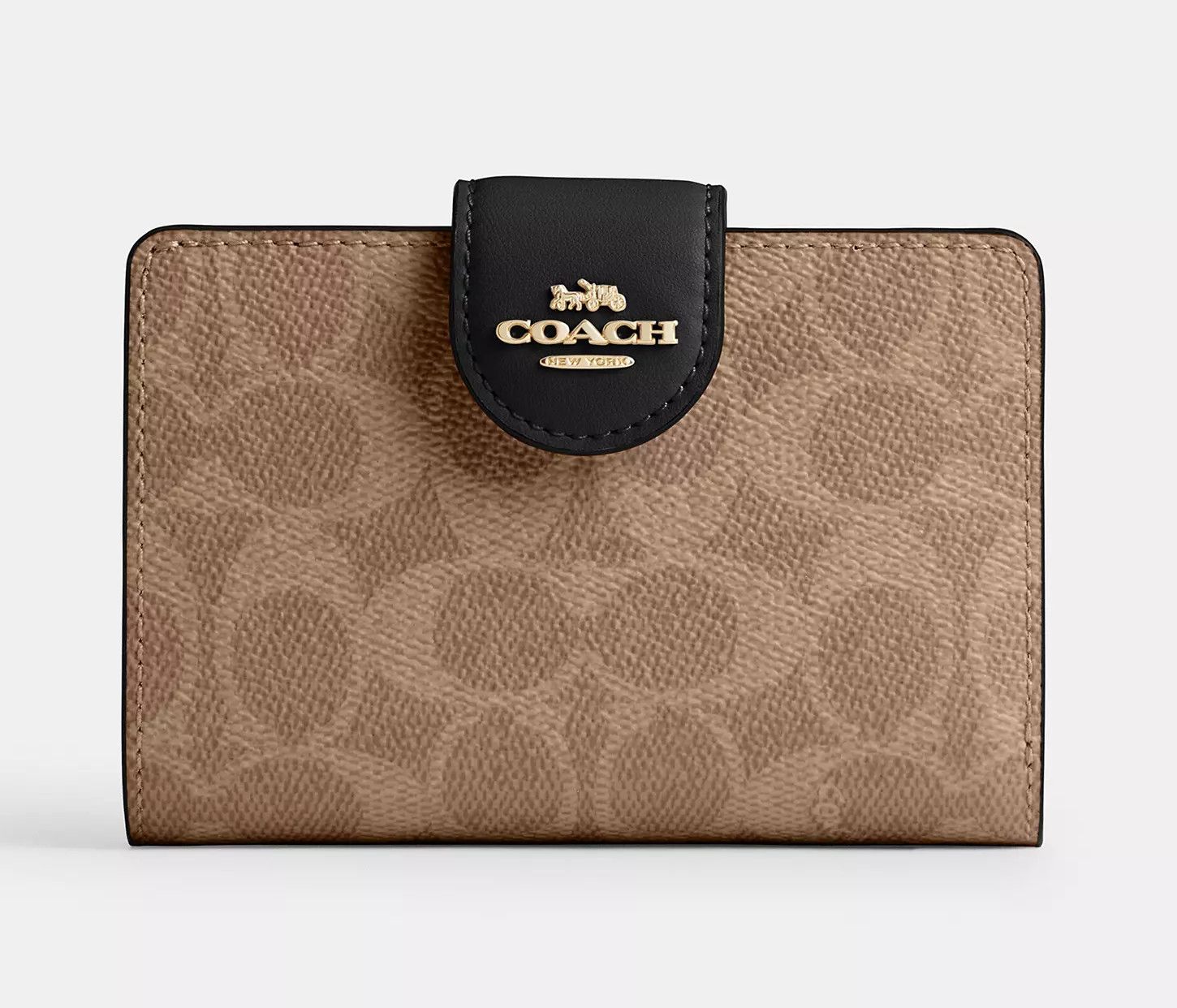 Coach Medium Corner Zip Wallet In Signature Canvas CW786 Size ONE SIZE - 5 Thumbnail
