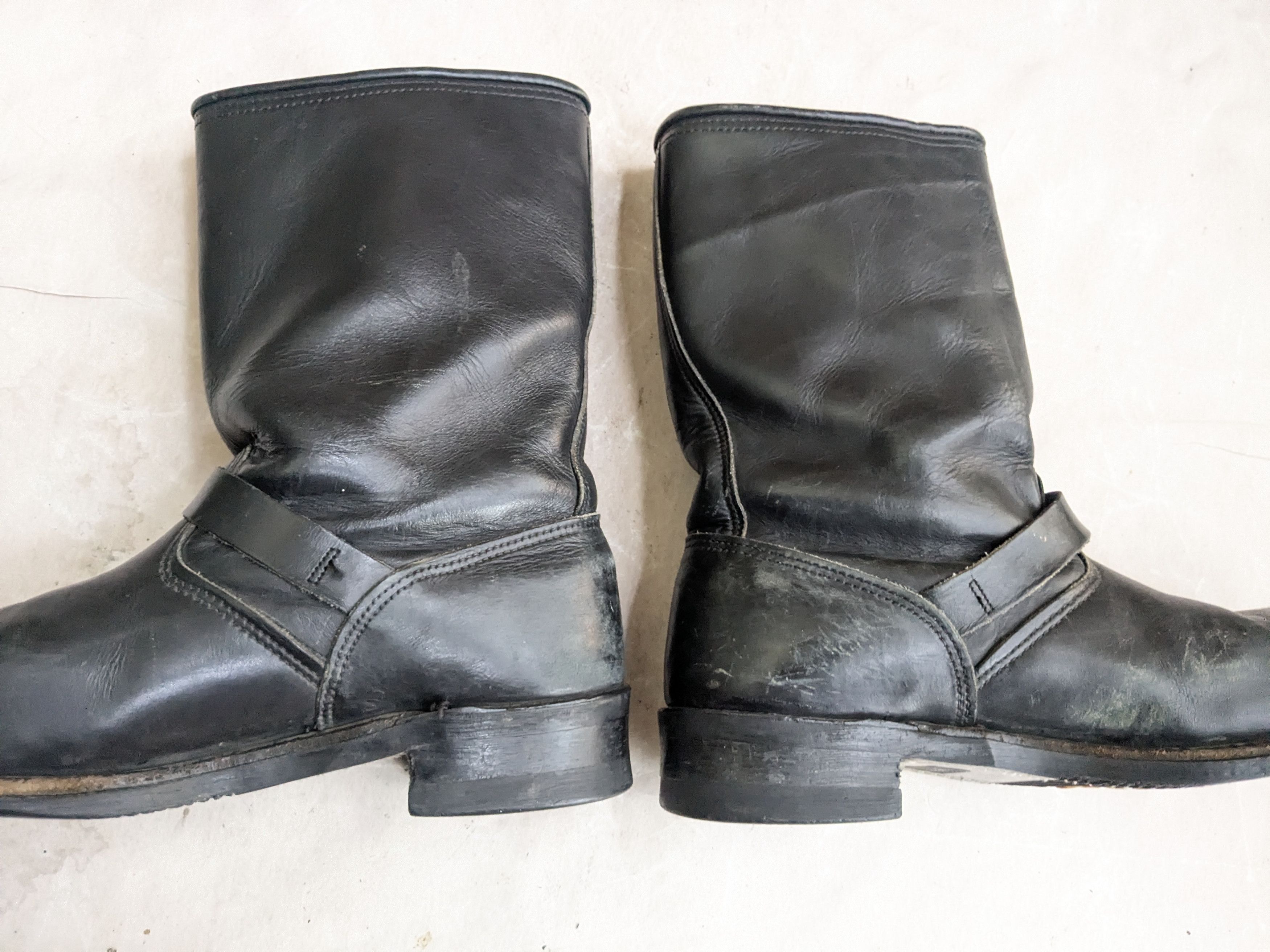 Harley Davidson Harley Davidson Engineer Boots Black Leather 10.5 Biker Size US 10.5 / EU 43-44 - 14 Thumbnail