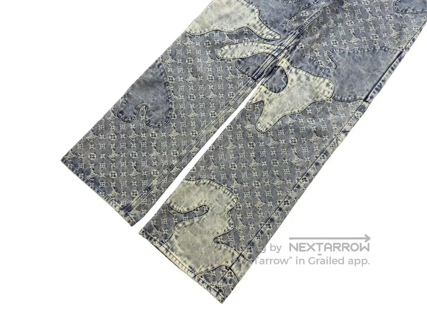 Louis Vuitton Louis Vuitton Nigo Monogram Patchwork Jeans. Size US 31 - 3 Thumbnail