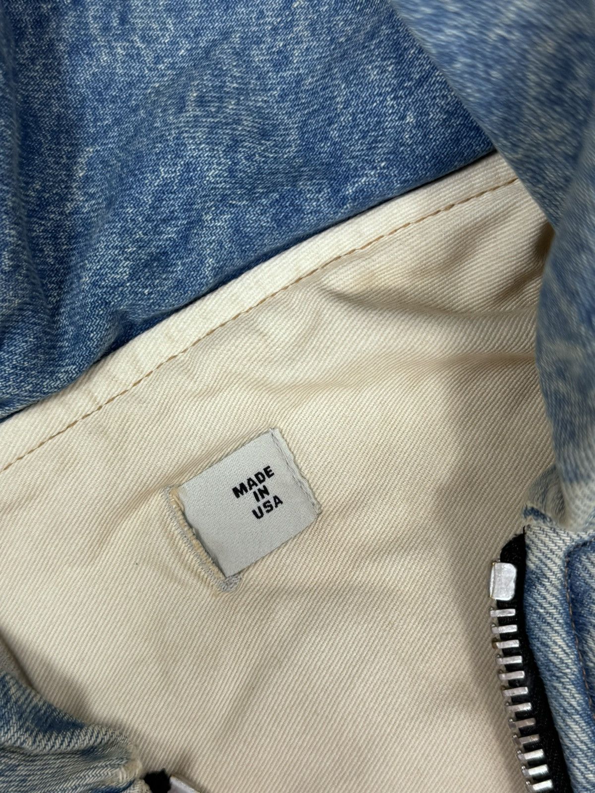 Other B1 ARCHIVE OVERSIZED ZIP HOODED DENIM JACKET Size US XL / EU 56 / 4 - 3 Thumbnail