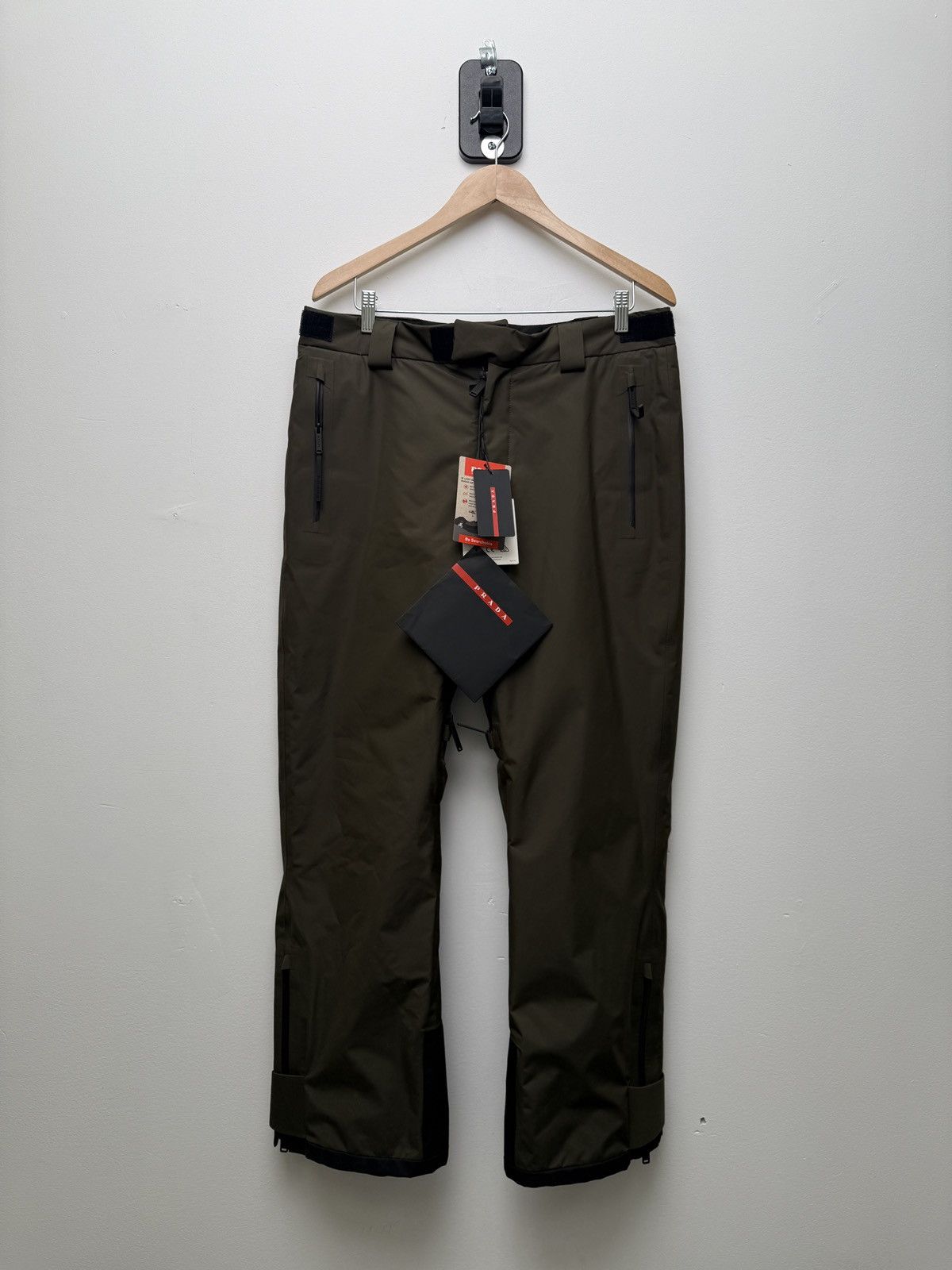 Prada NEW Prada Olive Ski Tech Puffer Jacket Pants Set! Size US L / EU 52-54 / 3 - 13 Thumbnail