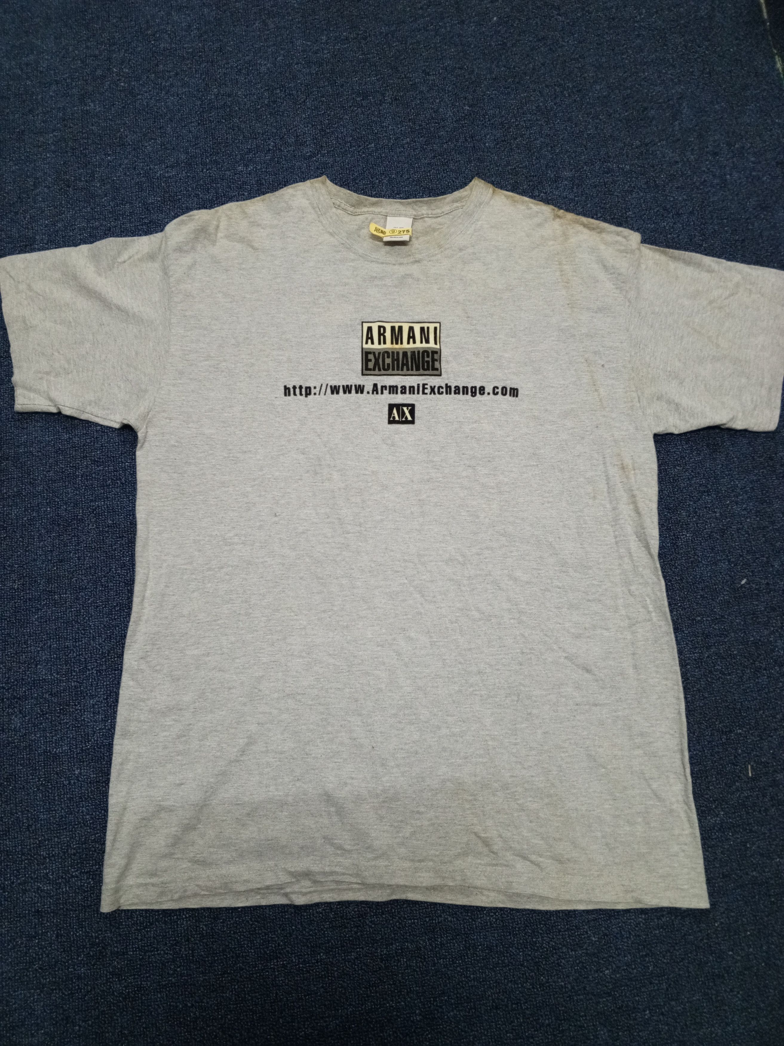 Armani Exchange × Designer × Vintage ARMANI EXCHANGE 90S TSHIRT Size US L / EU 52-54 / 3 - 2 Thumbnail