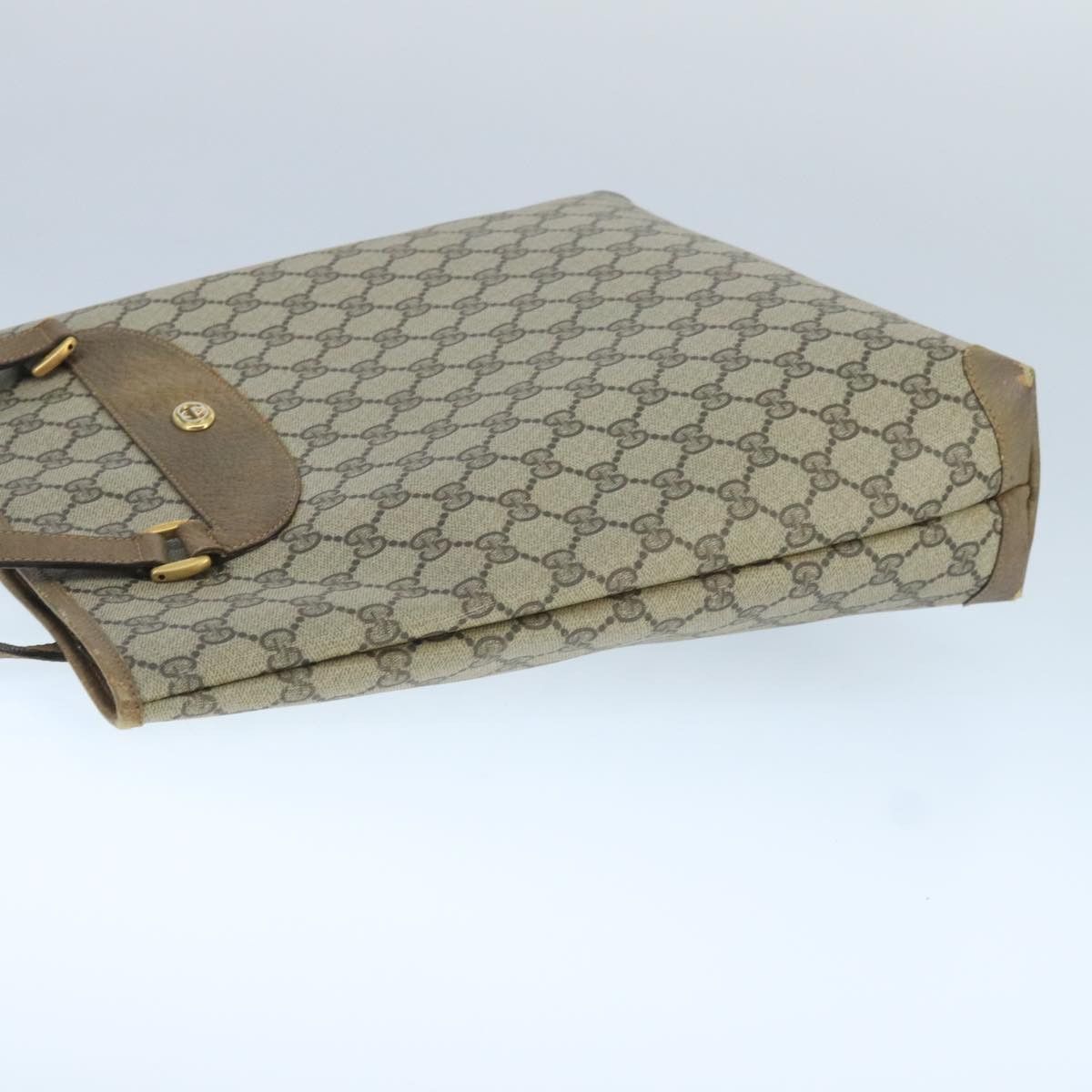 Gucci GUCCI GG Supreme Tote Bag Pvc Leather Beige Gold 89 02 905 Size ONE SIZE - 4 Thumbnail