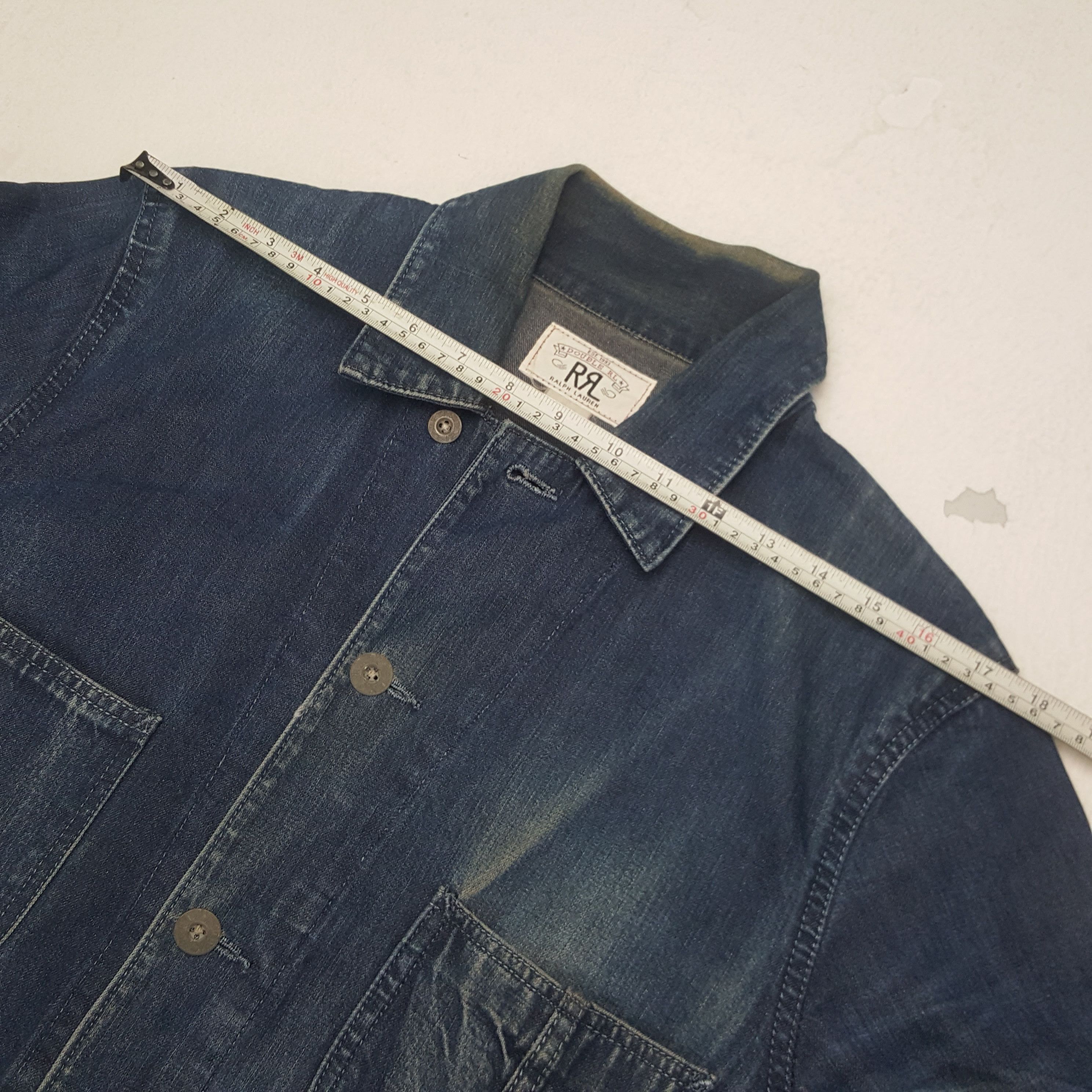 Ralph Lauren Vintage RRL by Ralph Lauren American Denim Jacket Size US XXL / EU 58 / 5 - 5 Thumbnail