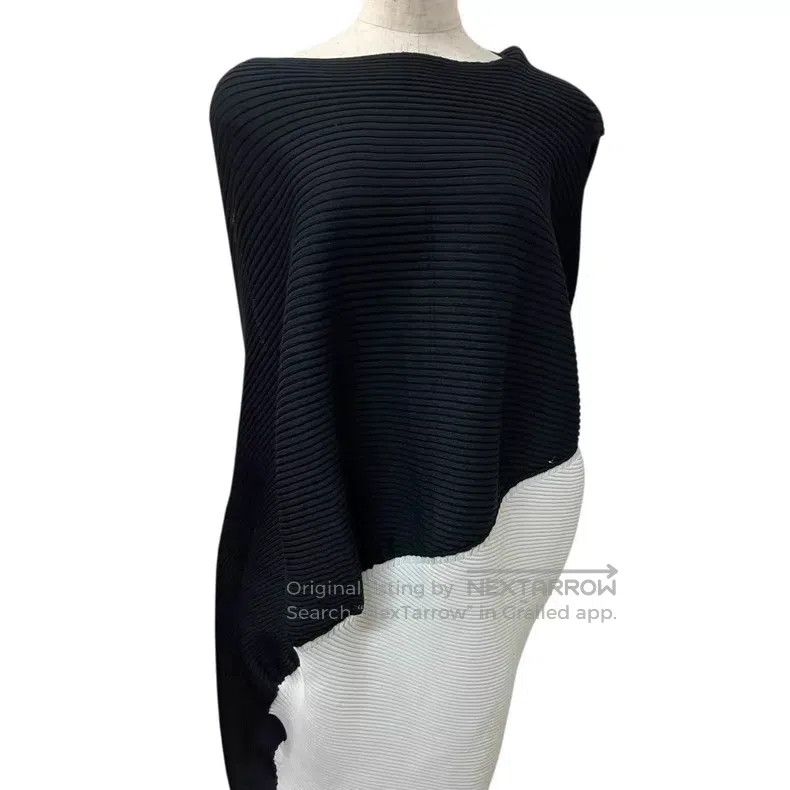 Issey Miyake Issey Miyake Black and White Color-blocked Dress Size M / US 6-8 / IT 42-44 - 2 Thumbnail