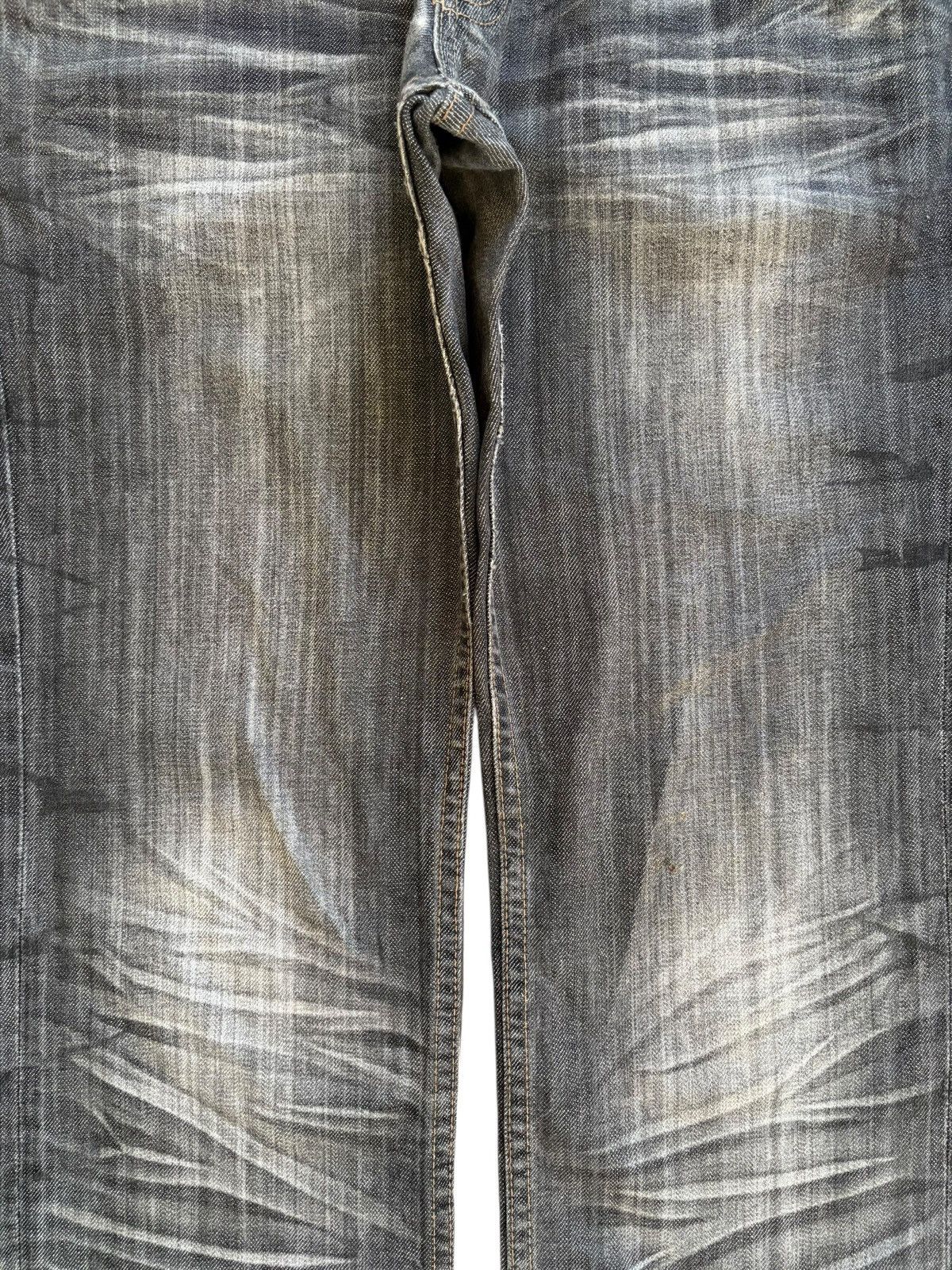 Japanese Brand × Number (N)ine Vintage Edge Rupert Button Fly Faded Wash Loose Jeans Size US 33 - 5 Thumbnail