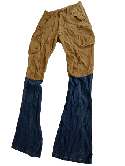 Other Vintage Japanese Brand Cropped Pants Side Pocket Size US 30 / EU 46 - 2 Thumbnail