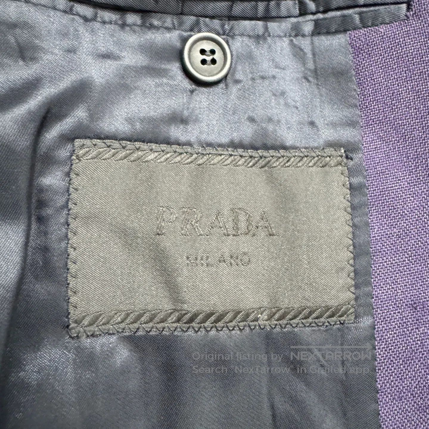 Prada Purple Double-Breasted Blazer. Size US M / EU 48-50 / 2 - 2 Thumbnail