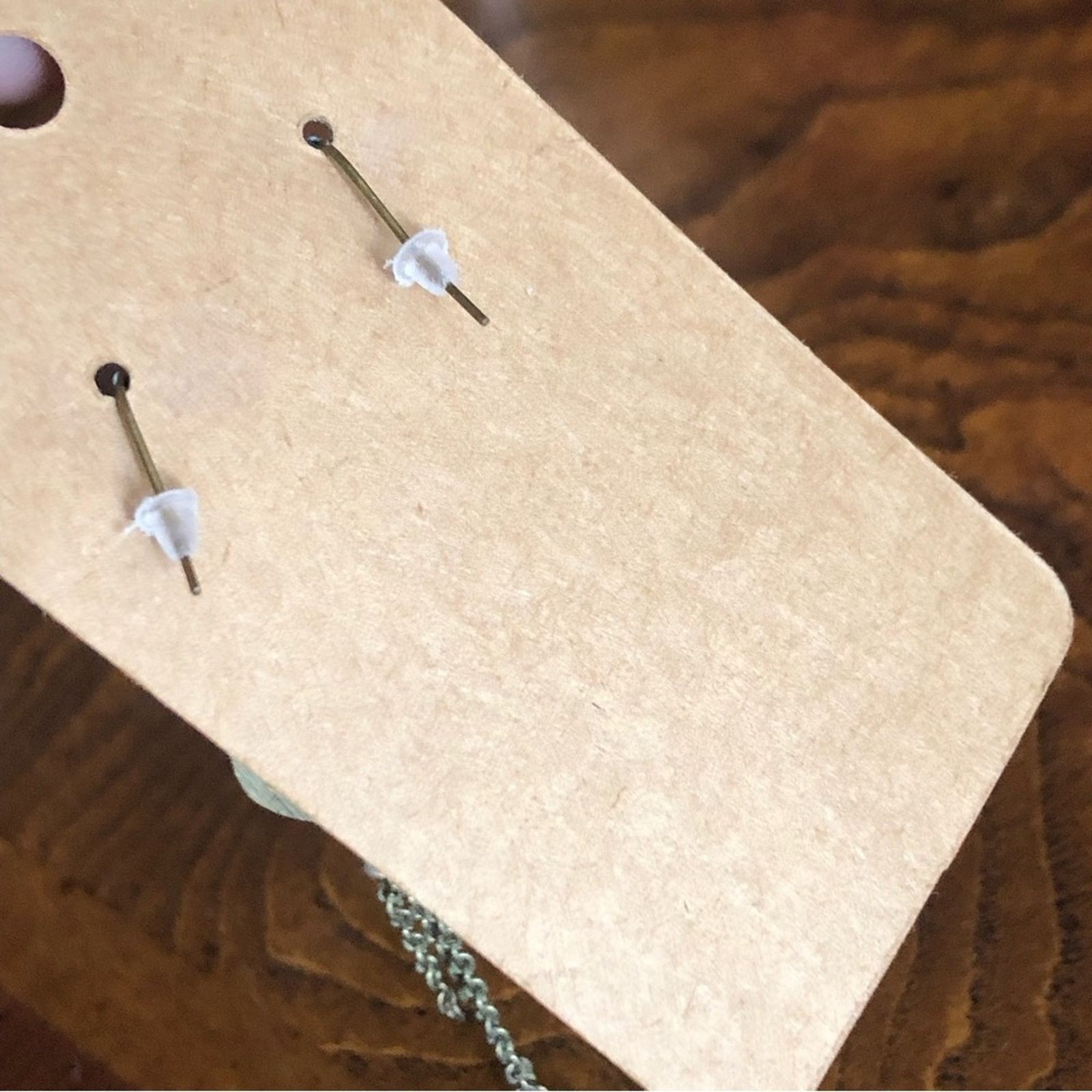 Vintage Vintage brass open raindrop chain fringe earrings Size ONE SIZE - 4 Thumbnail