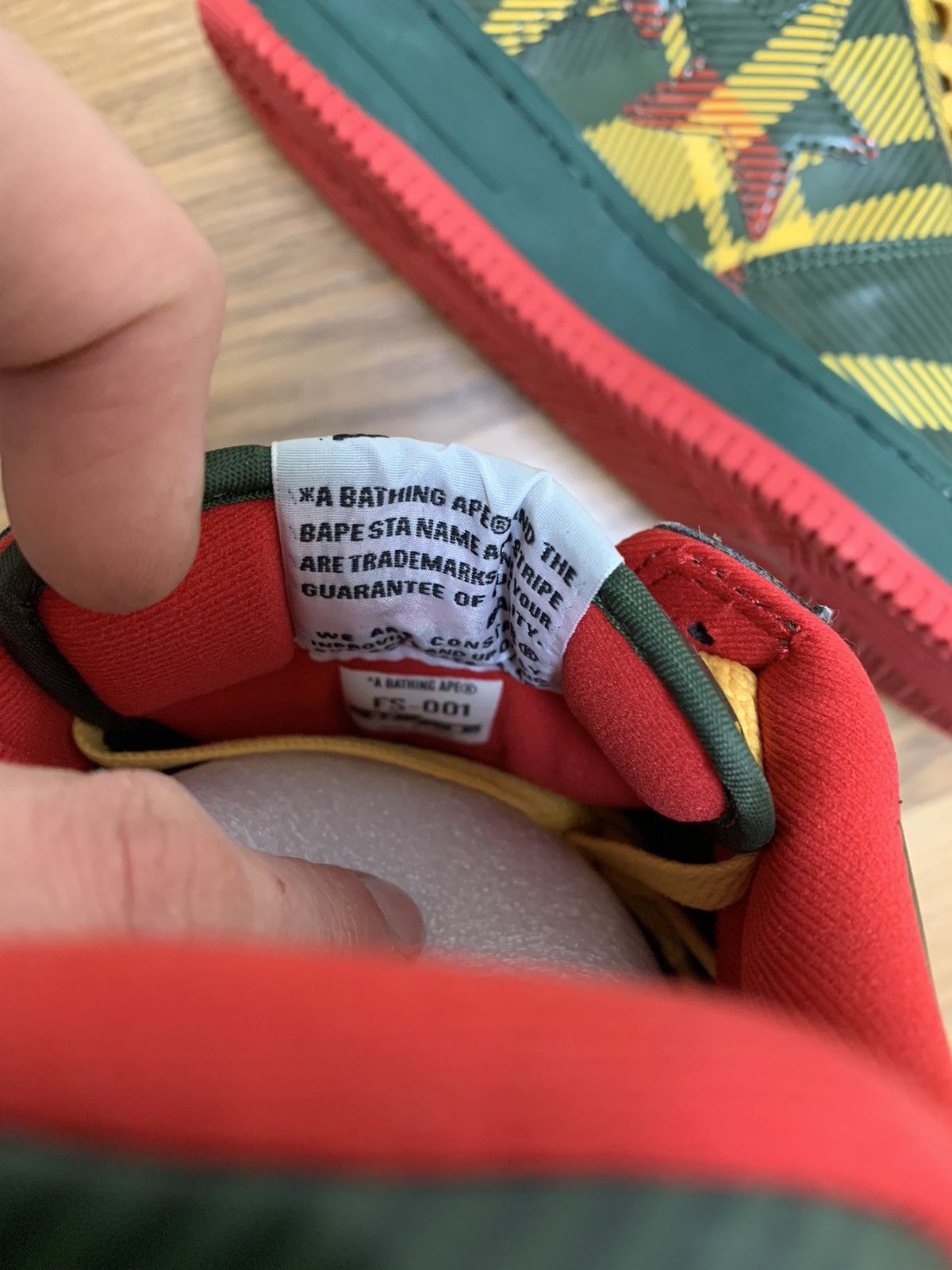 Bape Bape Bapesta Isetan Pattern 2008 Size US 9 / EU 42 - 7 Thumbnail