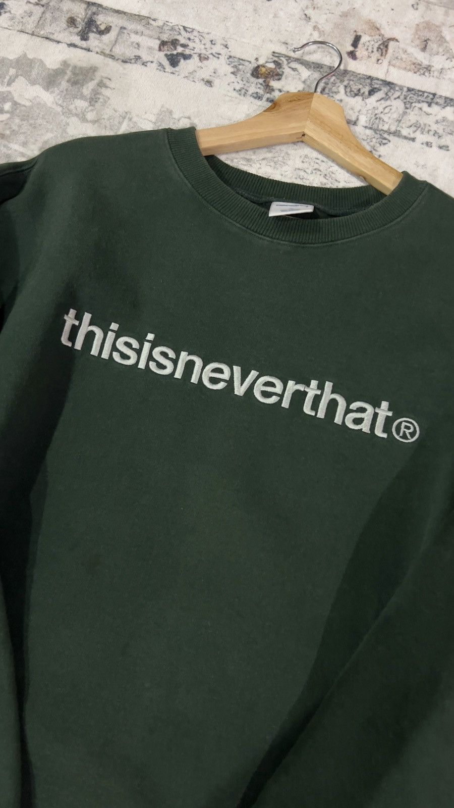 thisisneverthat 2000s THISISNEVERTHAT EMBROIDERY SPELL SWEATSHIRT Size US M / EU 48-50 / 2 - 2 Thumbnail