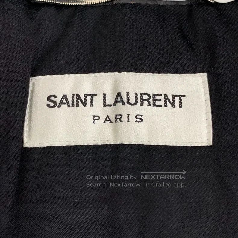 Saint Laurent Paris Saint Laurent Paris universal size Black Logo Embroidered L Size US S / EU 44-46 / 1 - 5 Thumbnail