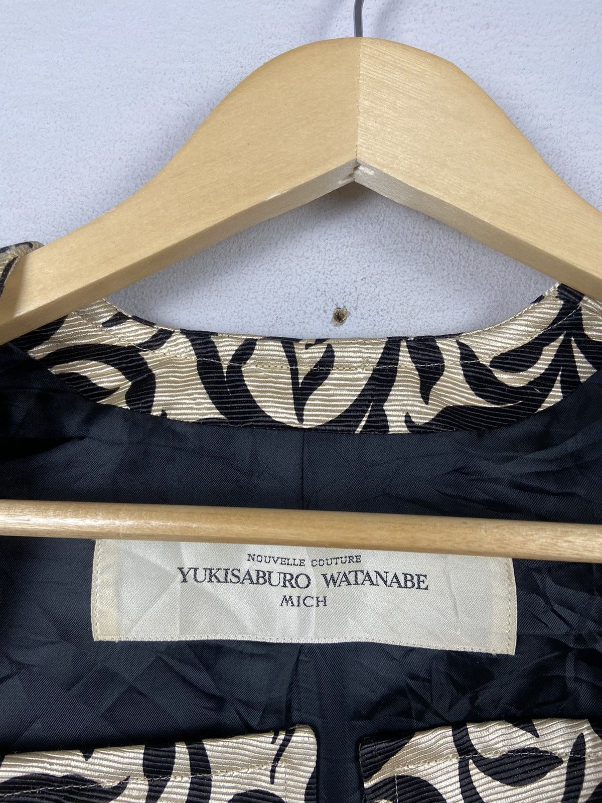 Japanese Brand YUKISABURO WATANABE TRIBAL DESIGN COAT Size S / US 4 / IT 40 - 5 Thumbnail