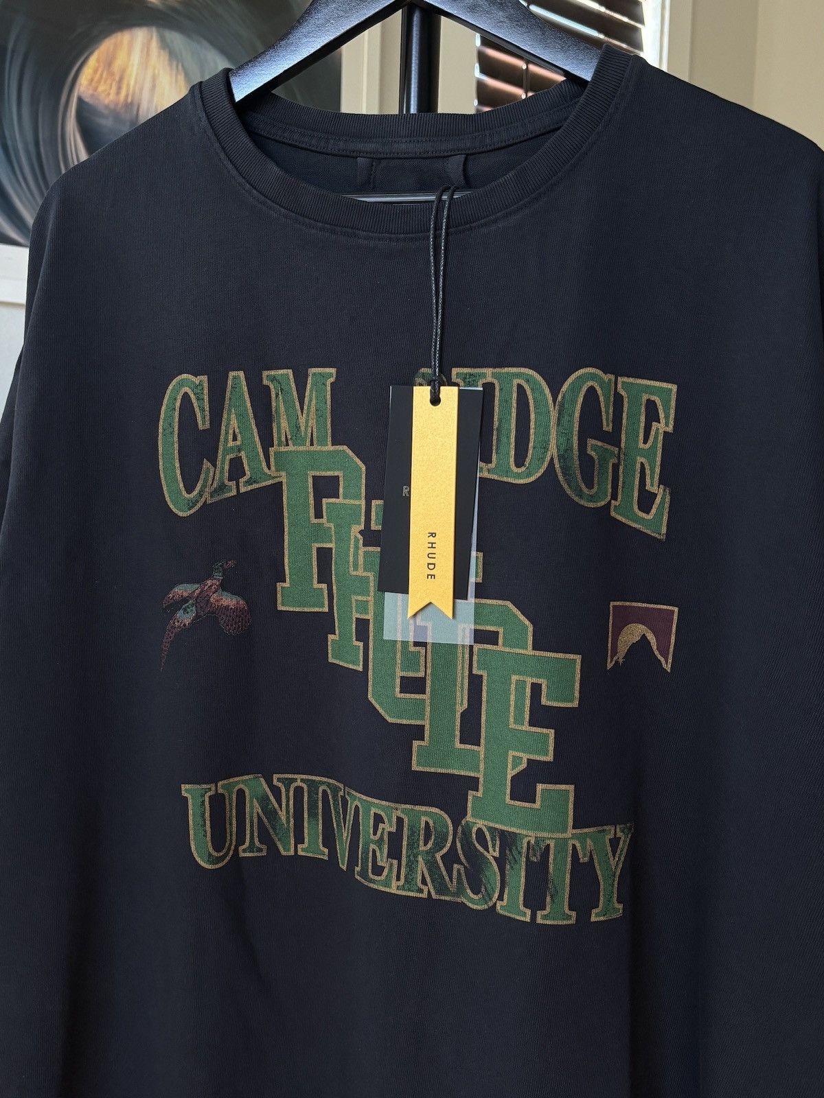 Rhude RHUDE | CAMBRIDGE UNIVERSITY GRAPHIC LOGO TEE Size US XXL / EU 58 / 5 - 4 Thumbnail