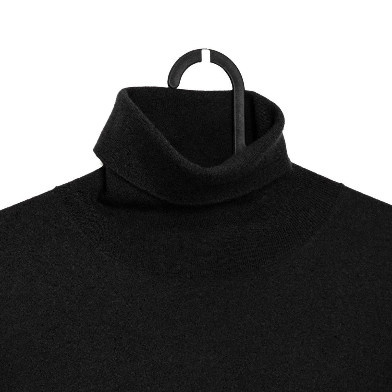 Prada Prada Cashmere Silk Blend Black Turtleneck Sweater Size US L / EU 52-54 / 3 - 3 Thumbnail