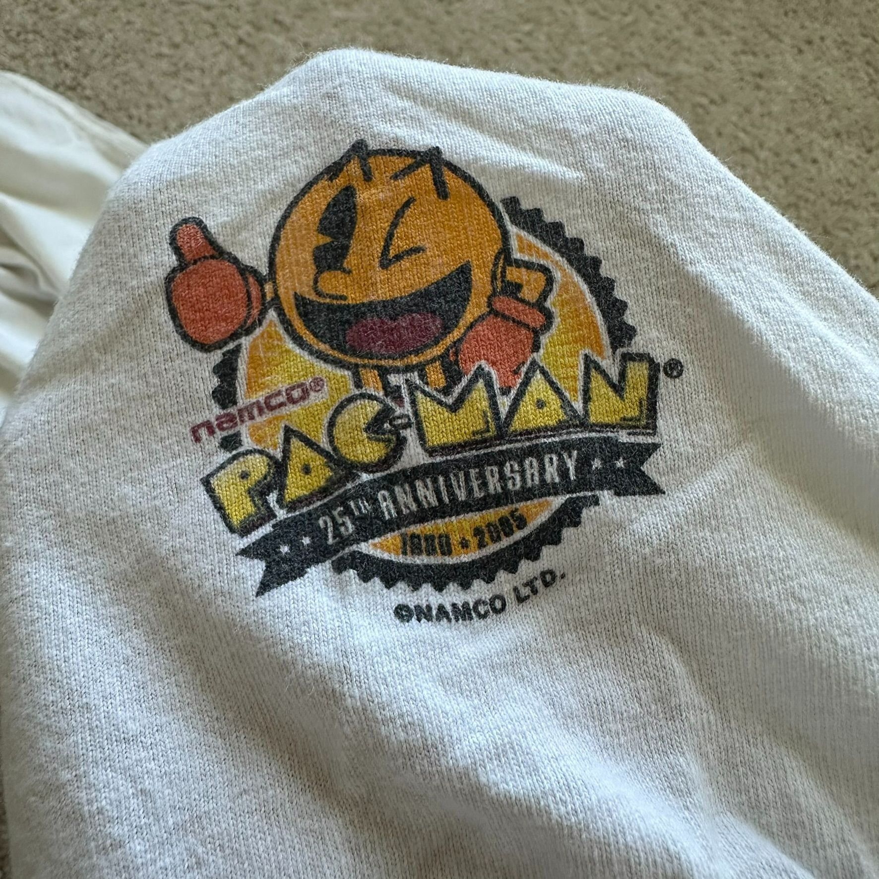 Anvil Vintage Y2K Pac-Man Ghosts Ringer T-Shirt 25th Anniversary N Size US XL / EU 56 / 4 - 5 Thumbnail