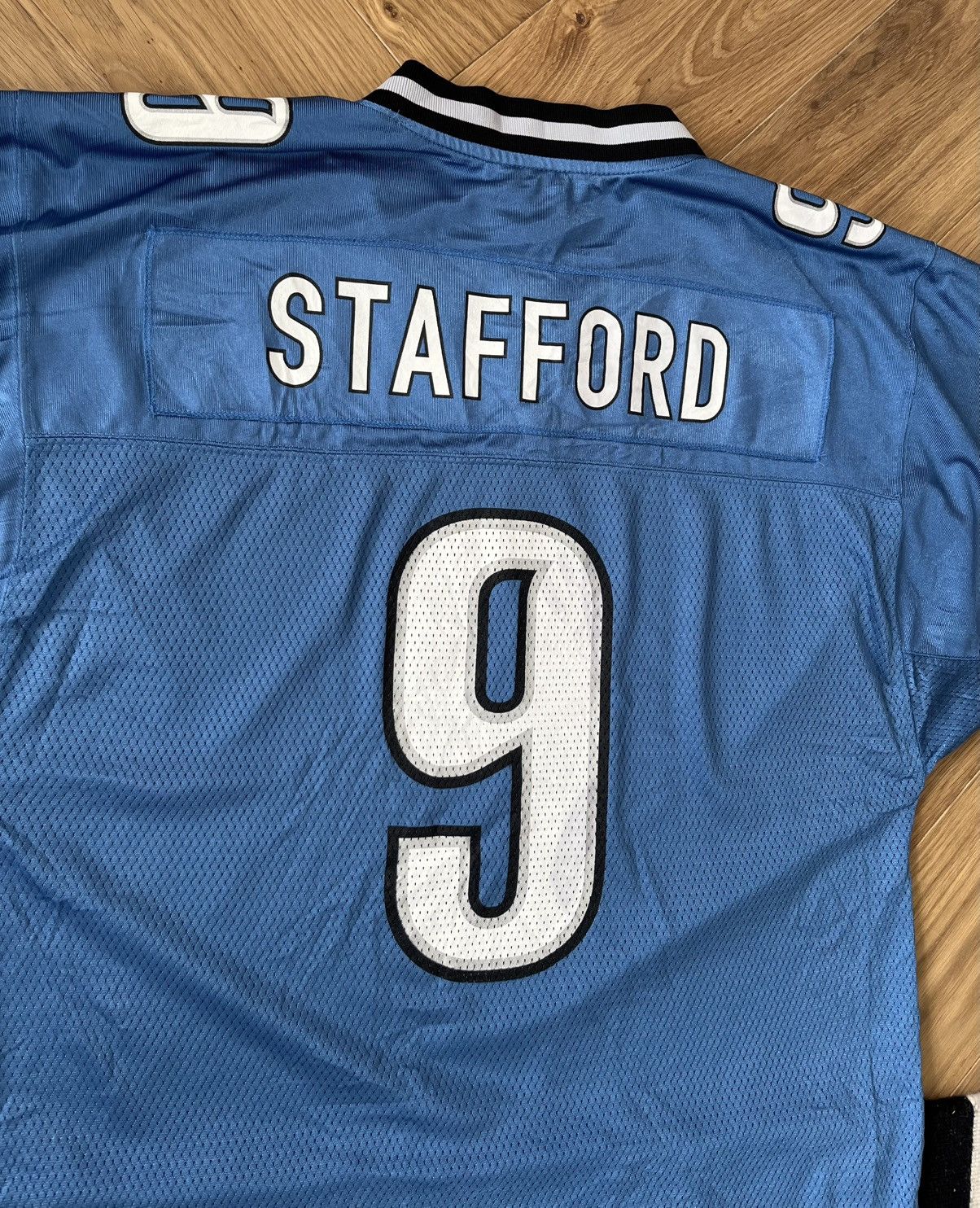 Reebok Matthew Stafford Detroit Lions 2009 Reebok Home Jersey Size US M / EU 48-50 / 2 - 9 Thumbnail