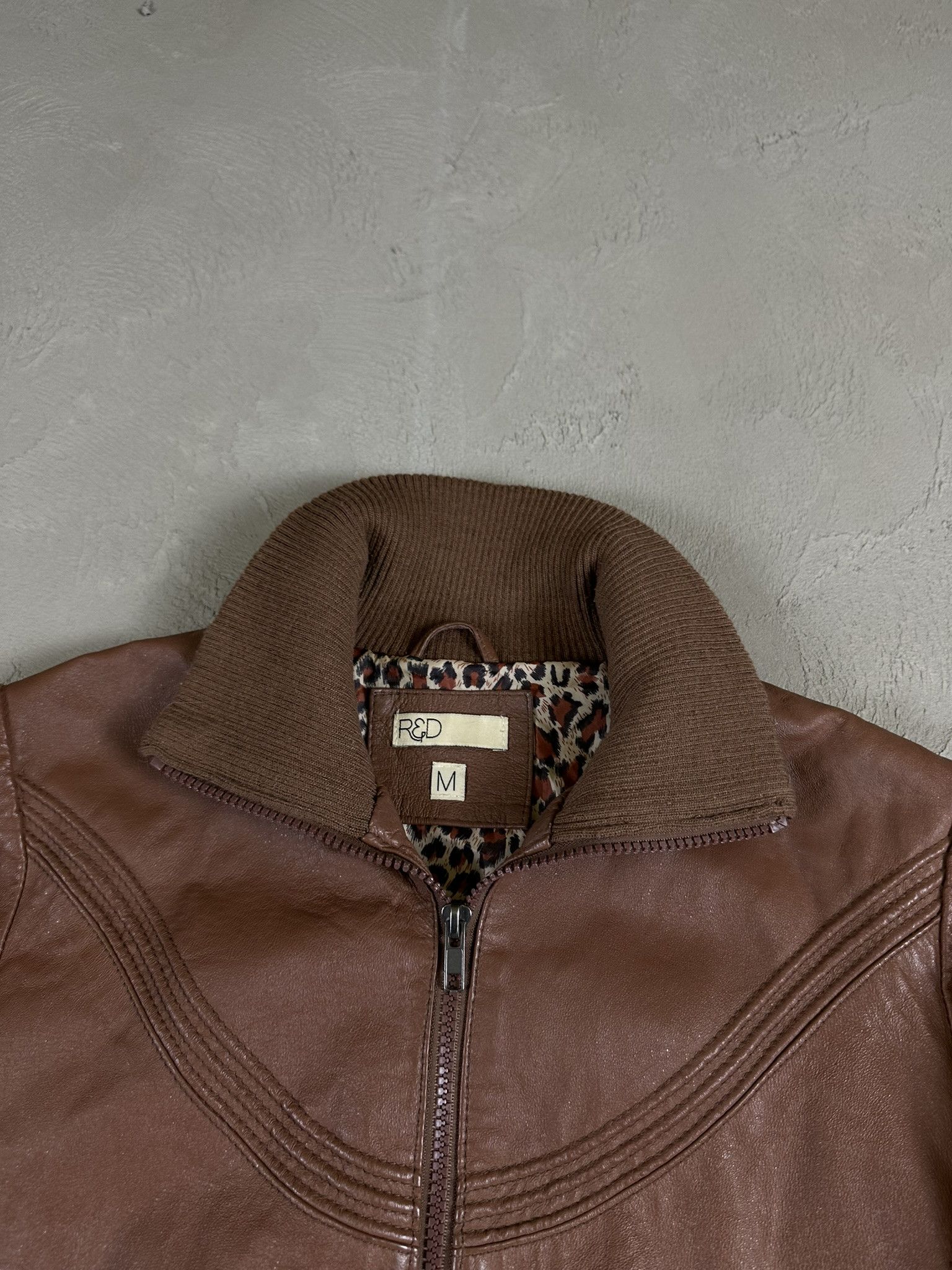 Genuine Leather 2000s Vintage Leather Biker Boxy Y2k Jacket Hype Size M / US 6-8 / IT 42-44 - 8 Thumbnail