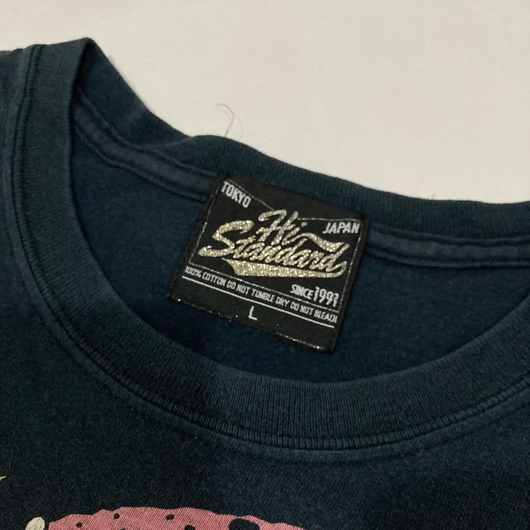 Vintage 🔥Rera🔥 Hi-standard band tee 90s Size US L / EU 52-54 / 3 - 3 Thumbnail