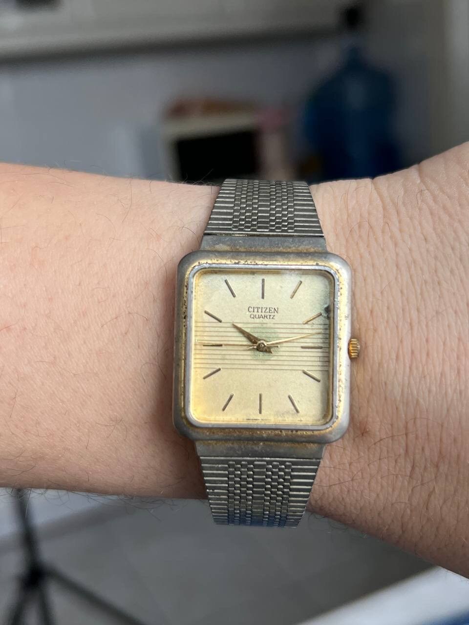 Citizen × Japanese Brand Citizen Vintage 80s Quartz Tank Watch Classic Japan Y2K Size ONE SIZE - 5 Thumbnail