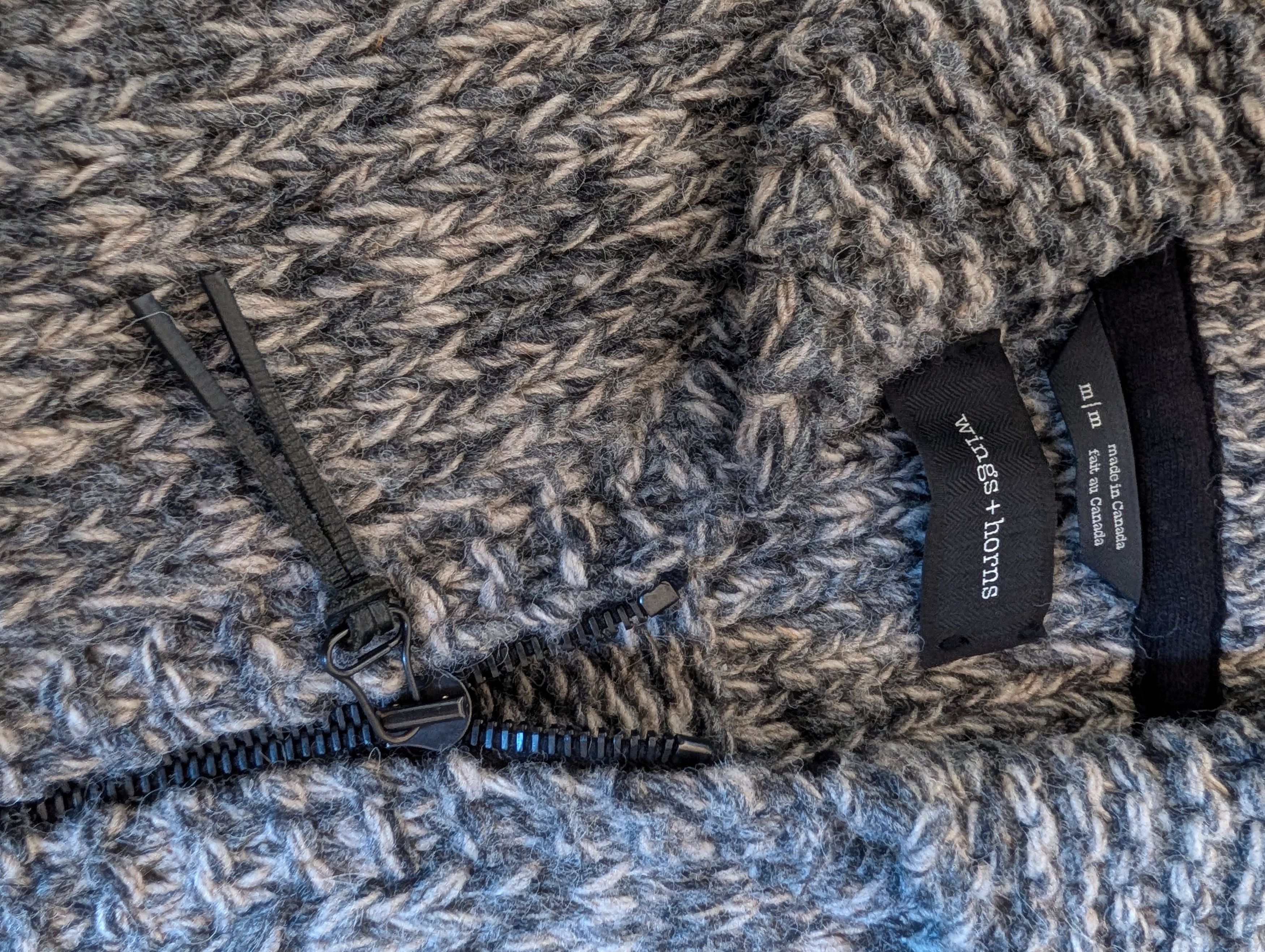 Wings + Horns Handknit Cowichan Size US M / EU 48-50 / 2 - 3 Thumbnail
