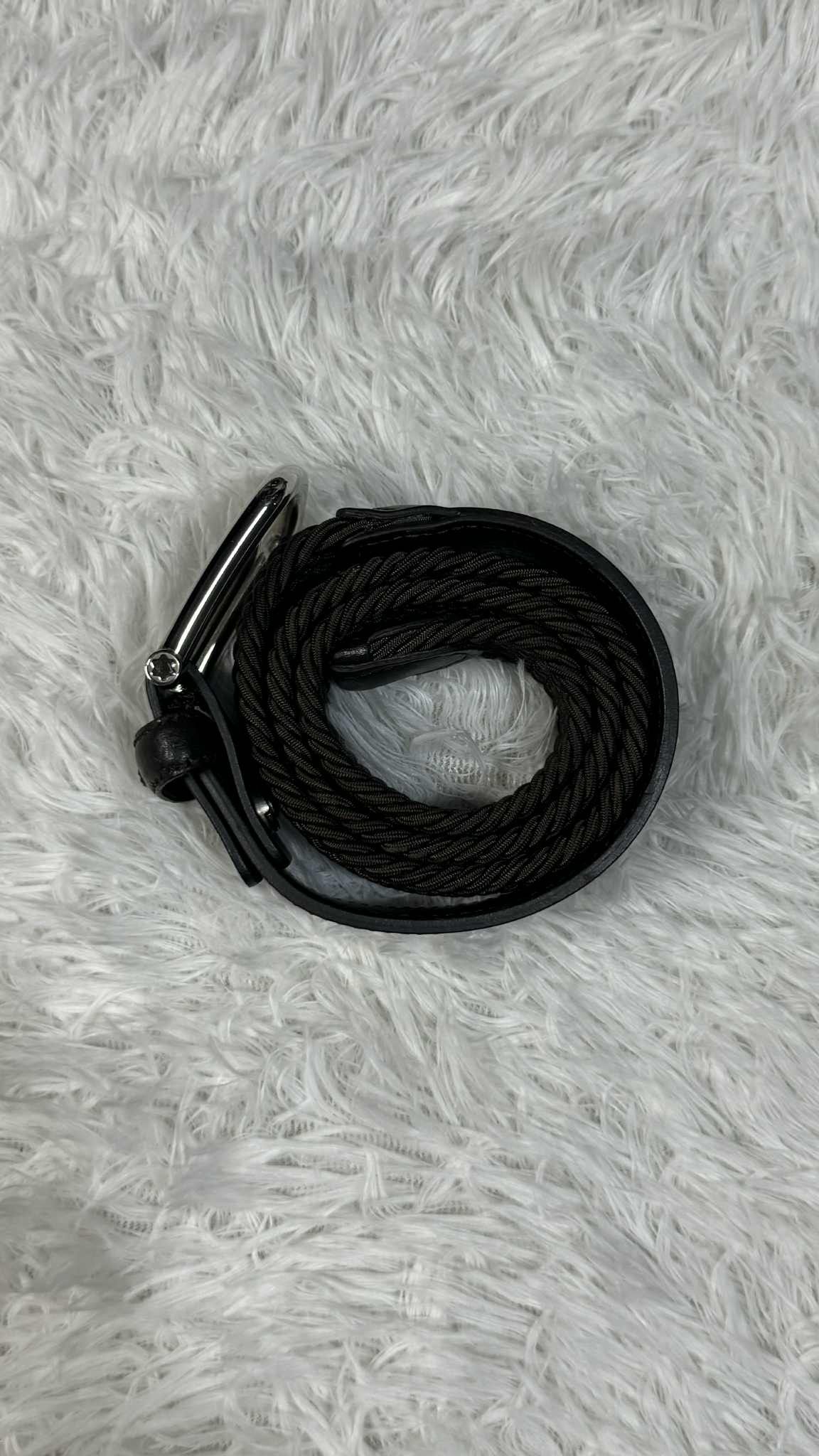 Montblanc Montblanc Genuine Leather Elastic Belt Men's Size 36 - 3 Thumbnail