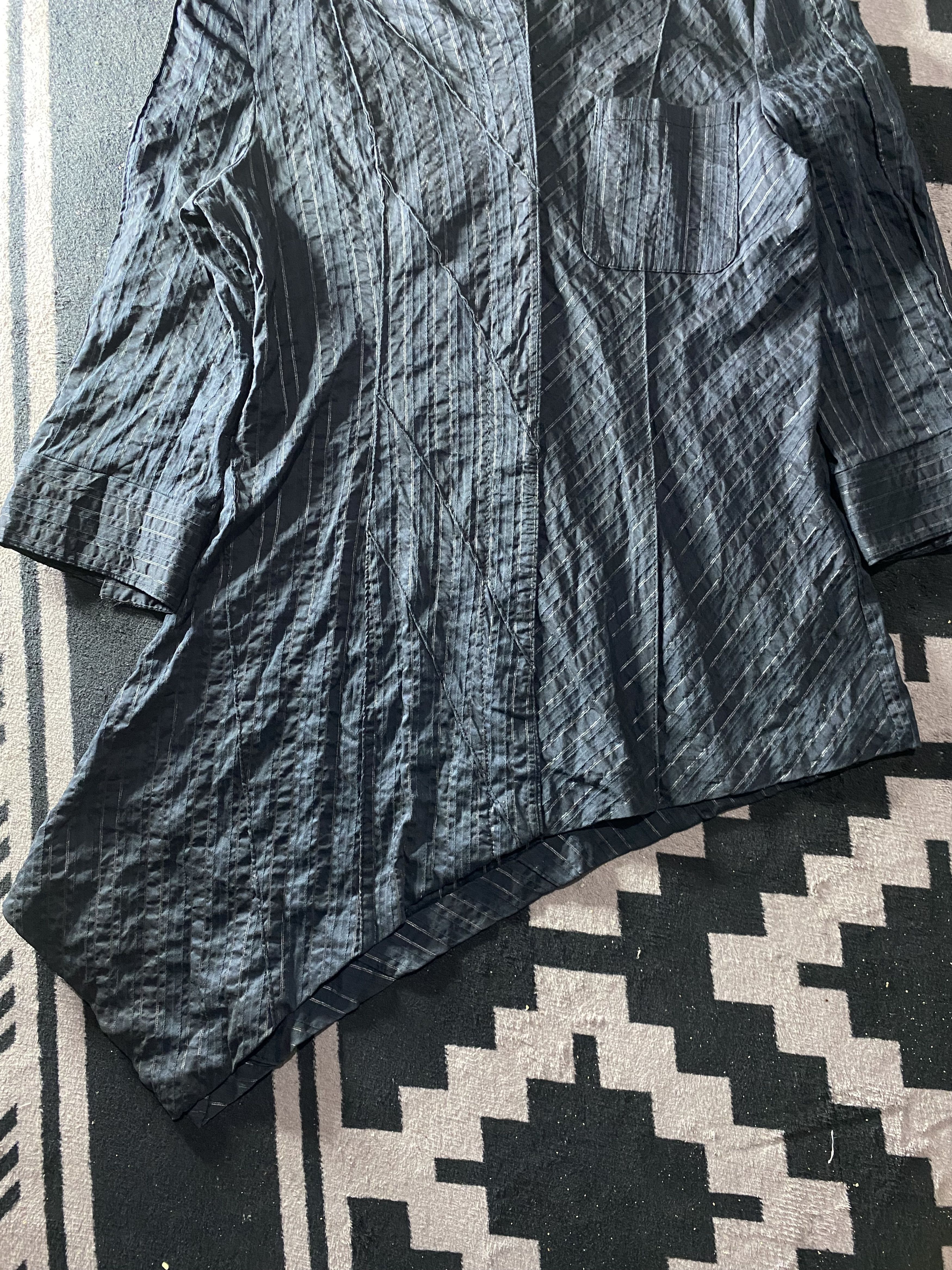 If Six Was Nine × Japanese Brand × Le Grande Bleu (L.G.B.) Doho assymmetric buttons shirt japanese brand Size US M / EU 48-50 / 2 - 5 Thumbnail