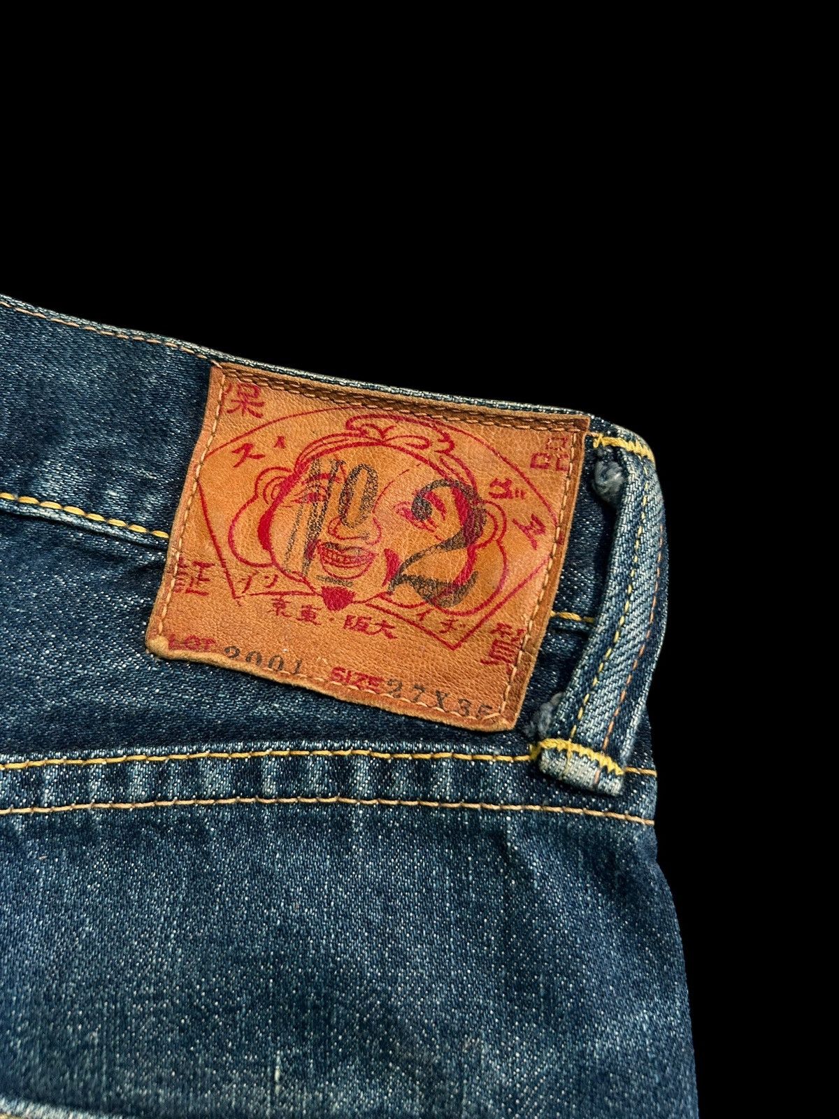 Japanese Brand × Kapital × Vintage Vintage EVIS Selvedge Distressed Short Denim Jeans Size US 28 / EU 44 - 4 Thumbnail