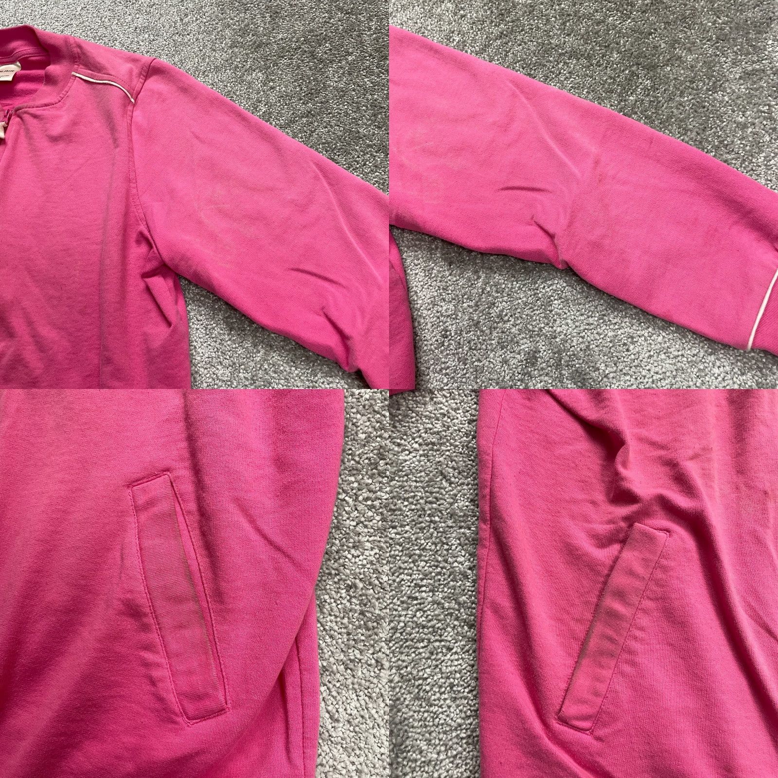 Blair Blair Jacket Womens Medium Pink full zip Soft Mid Length Soft Pockets Ladies Size M / US 6-8 / IT 42-44 - 8 Thumbnail
