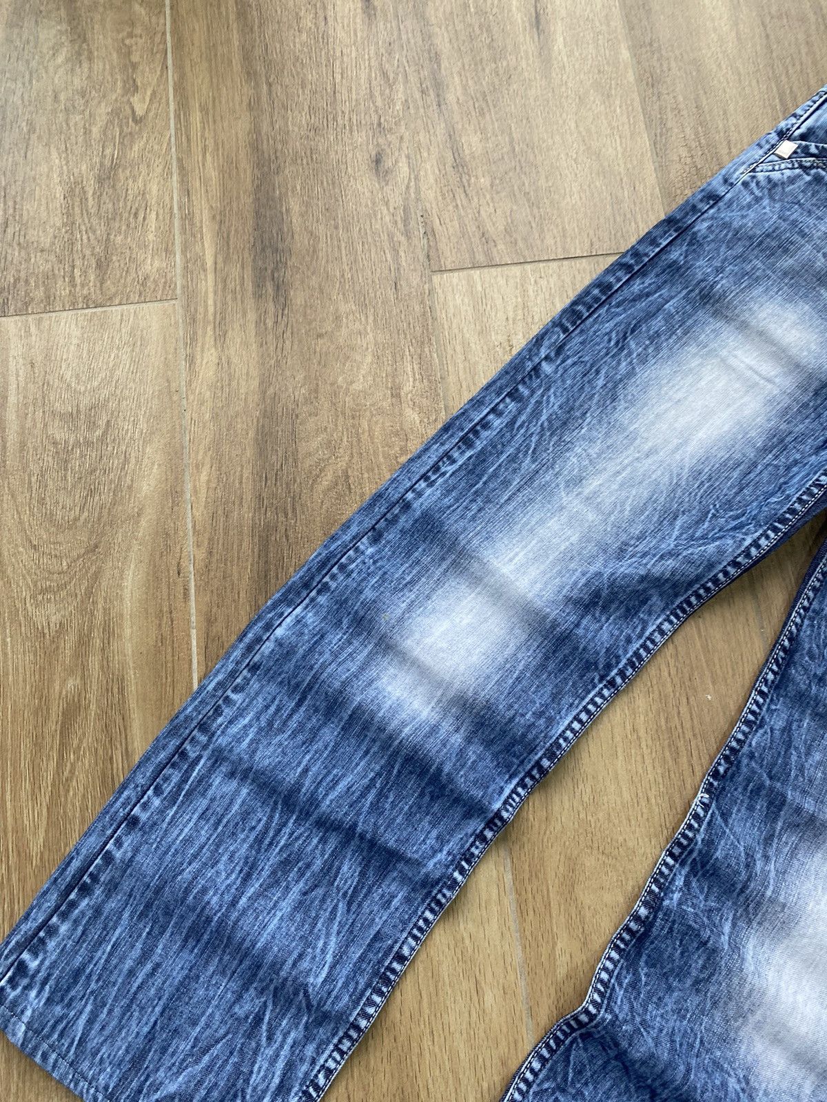 Vintage Vintage Avant Garde Jeans Washed Faded Jaoanese Y2K Wide Size US 30 / EU 46 - 6 Thumbnail