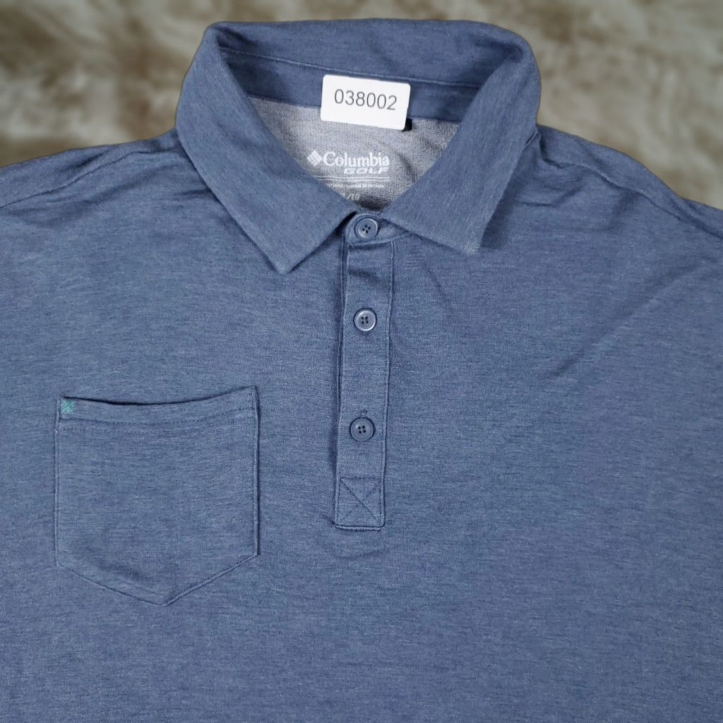 Vintage Columbia Polo Shirt Mens XL Blue Golf Casual Short Sleeve Adult Size US XL / EU 56 / 4 - 1 Thumbnail